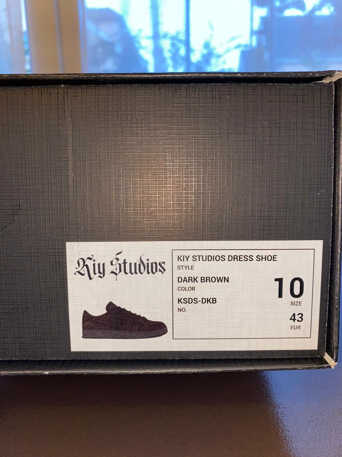 Reves Paris Kiy Studios "Dress Shoe" Dark Brown 10 Size US 10 / EU 43 - 7 Thumbnail