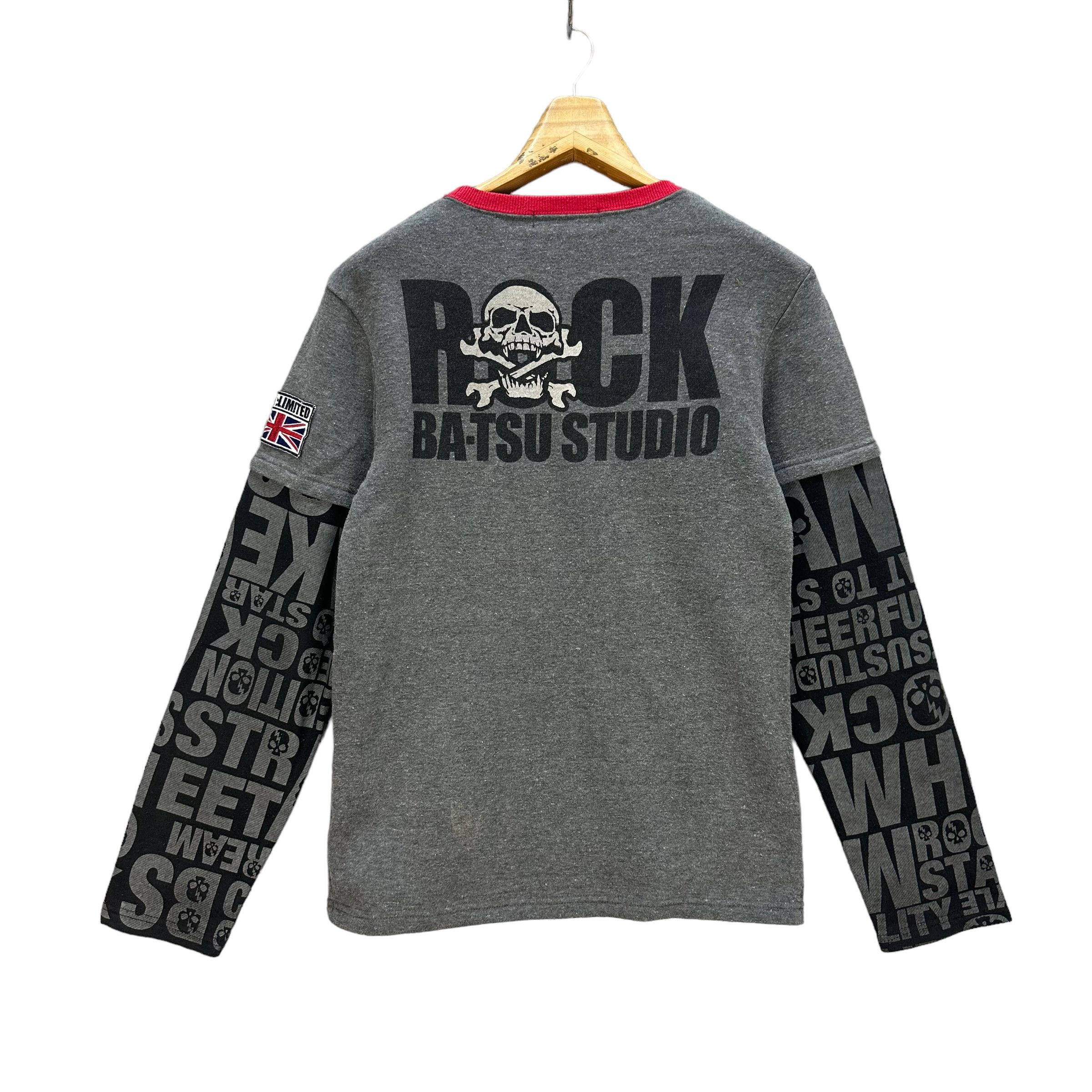 Japanese Brand BATSU STUDIO ROCK STYLE 69 LONG SLEEVE SHIRT #8050-198 Size US S / EU 44-46 / 1 - 11 Thumbnail