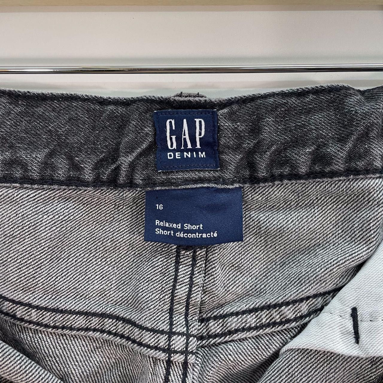 Gap Black Gap Denim Shorts Size 38" / US 16 / IT 52 - 3 Thumbnail