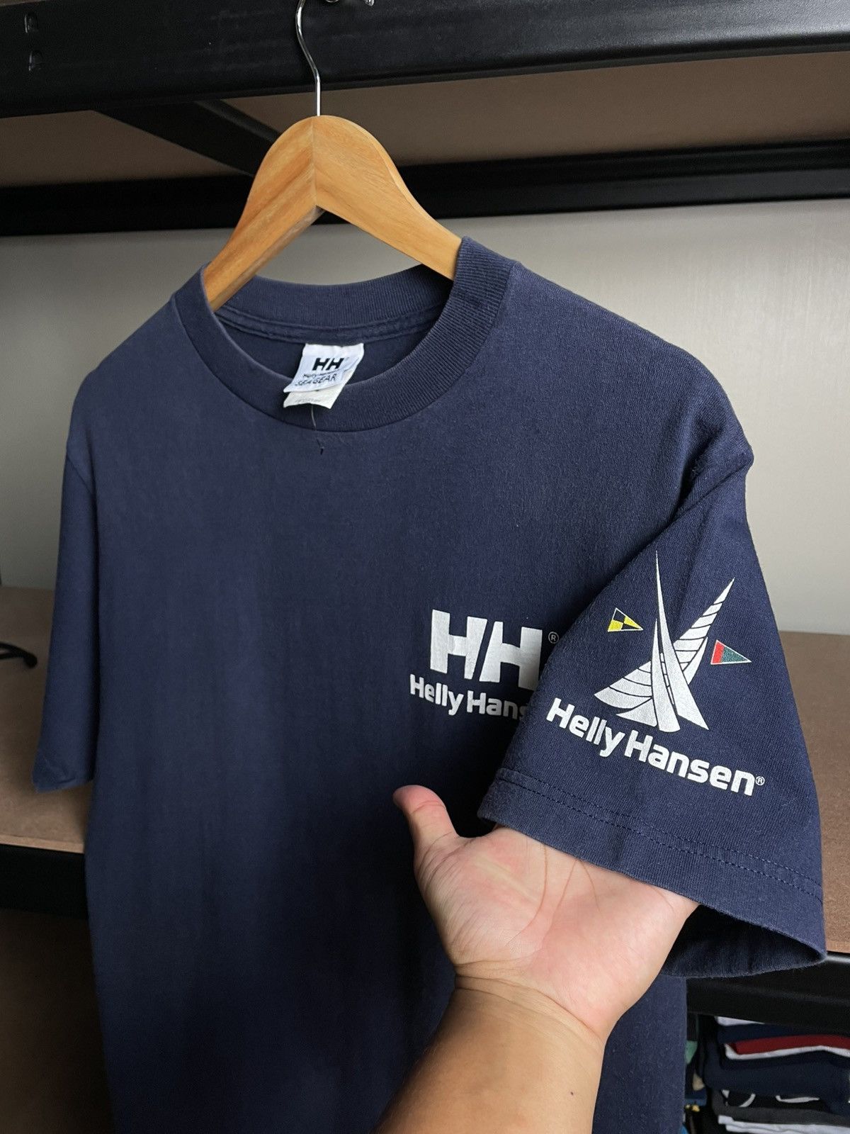 Helly Hansen Vintage Helly Hansen "Sea Gear" collection tshirt Size US M / EU 48-50 / 2 - 3 Thumbnail