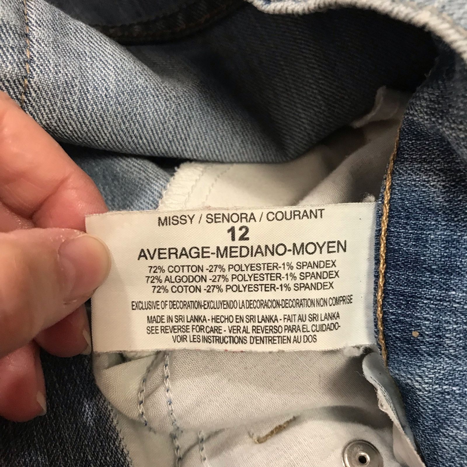 Gloria Vanderbilt Gloria Vanderbilt Amanda Denim Jean 12 Size 34" / US 12 / IT 48 - 5 Thumbnail