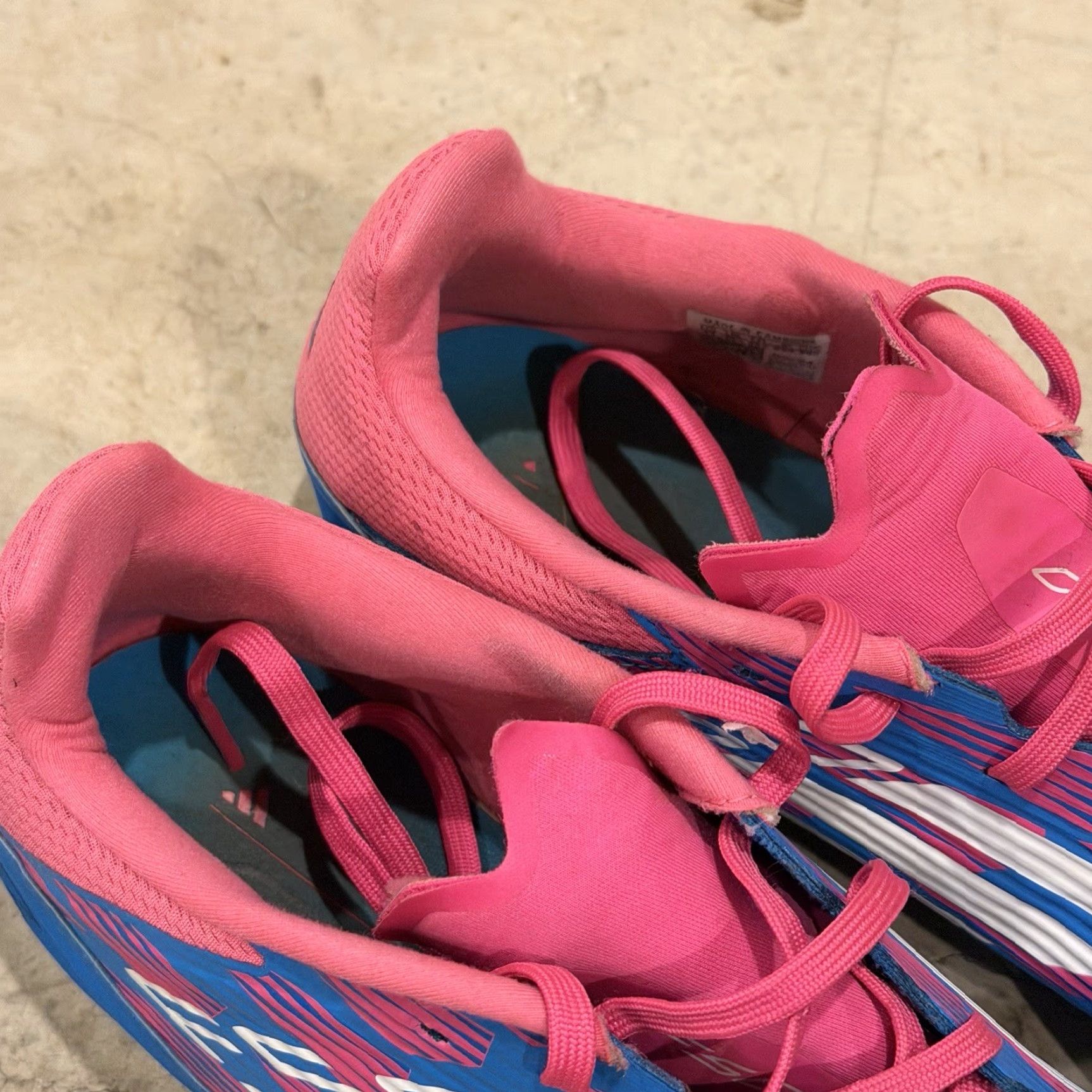 Adidas adidas adizero F50 League FG MG Blue Pink Men’s Soccer Cleats Sz 11 IE0603 Size US 11 / EU 44 - 3 Thumbnail