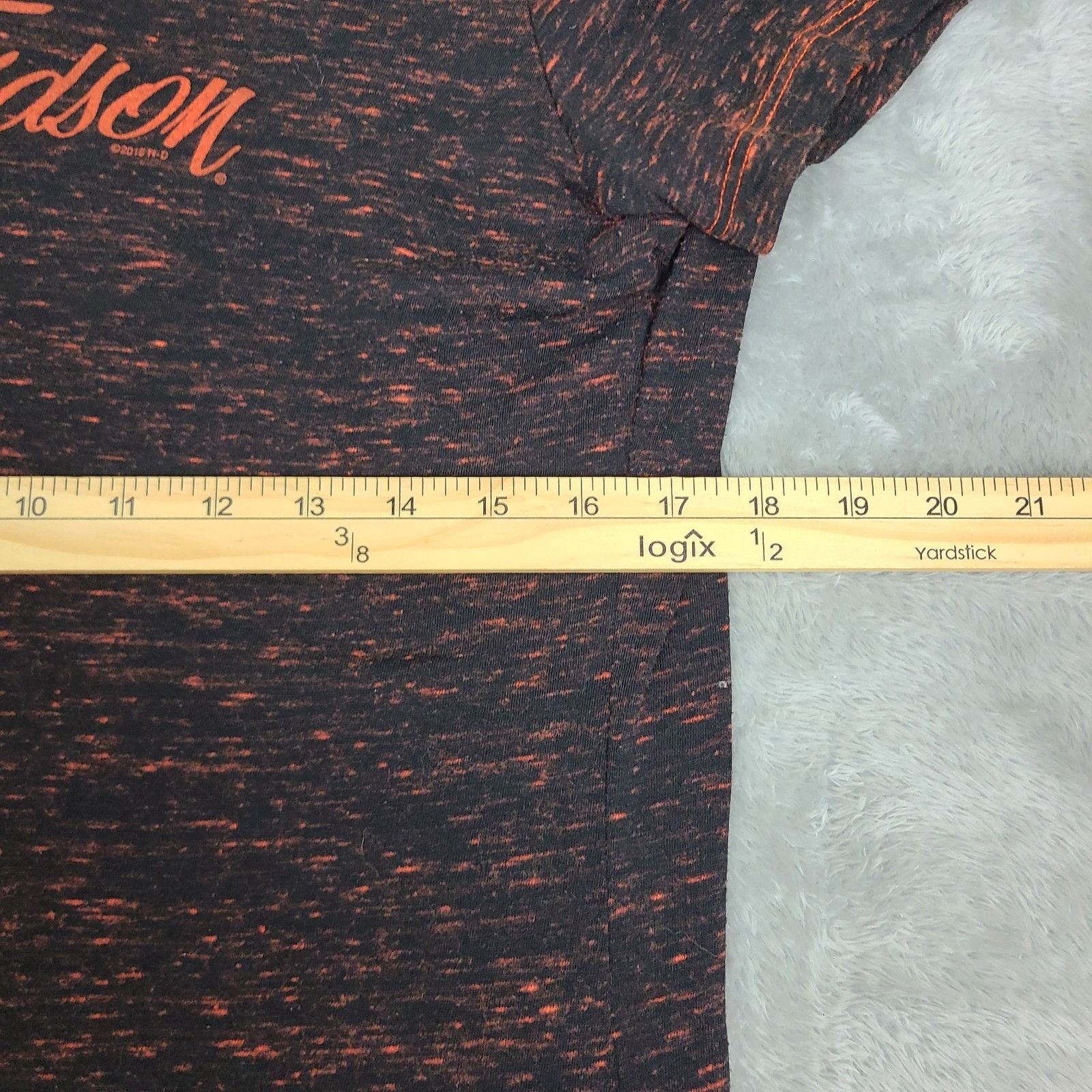 Harley Davidson Harley Davidson Short Sleeve T-Shirt Black/orange Washout Si Size XXL / US 16-18 / IT 52-54 - 5 Thumbnail