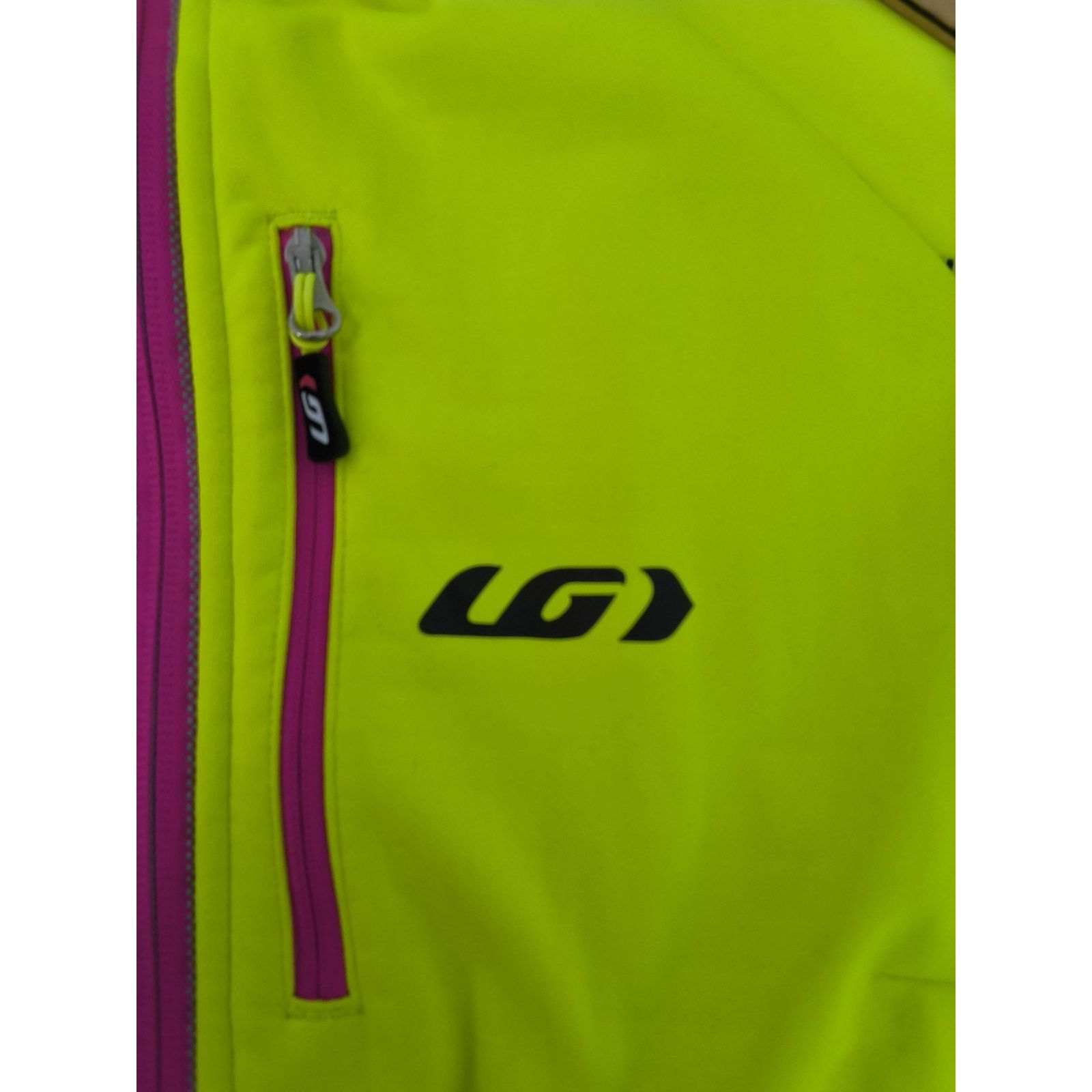 Other Louis Garneau Cycling Jacket Women's L Neon Yellow Hi-vis Size L / US 10 / IT 46 - 6 Thumbnail