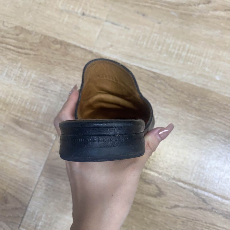 Gucci Gucci Princetown Black Leather Slide Sandals -2508 Size US 6 / IT 36 - 2 Thumbnail