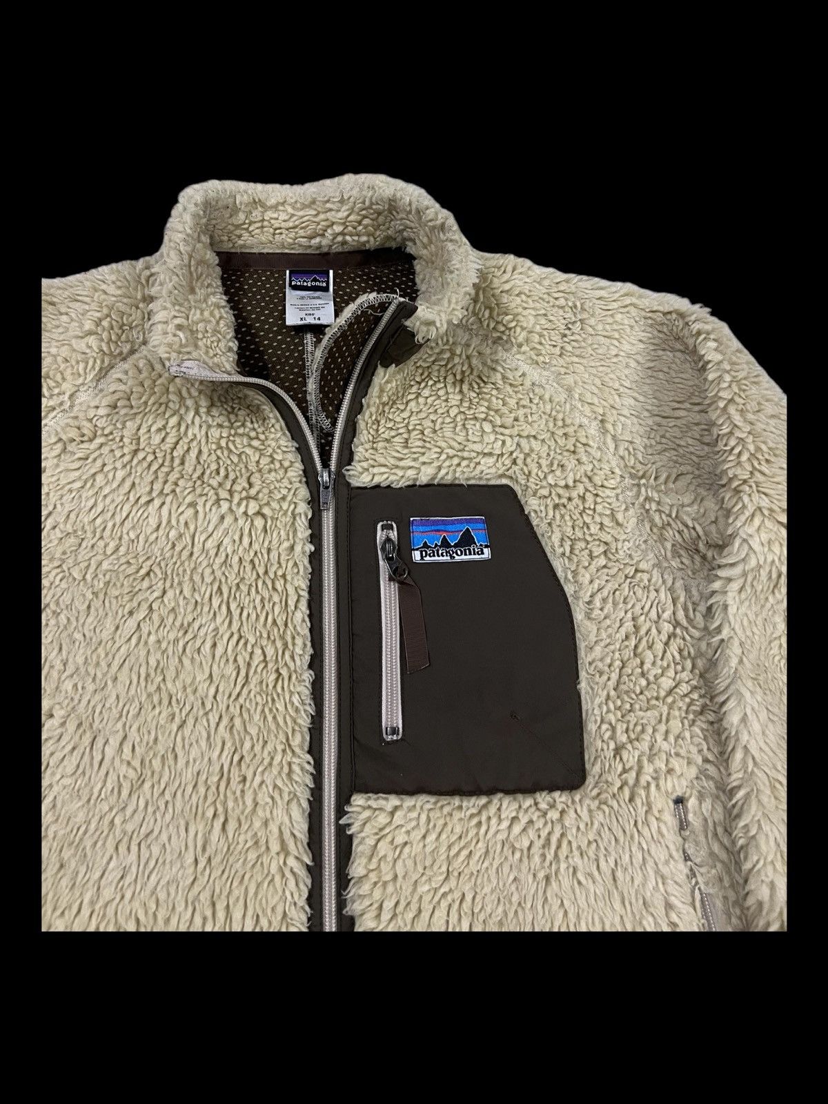 Patagonia × Vintage Vintage Patagonia Iconic Retro X Deep Pile BOA Fleece Jacket Size US XS / EU 42 / 0 - 4 Thumbnail