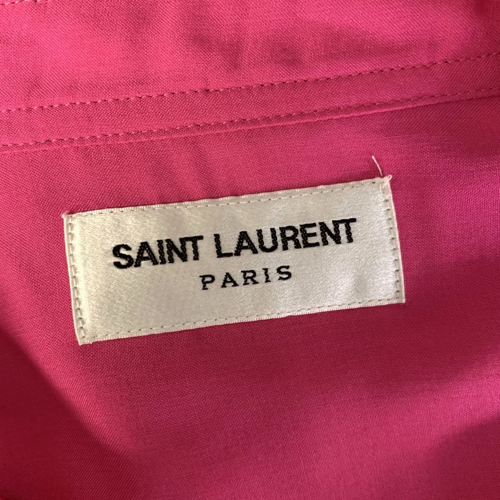 Yves Saint Laurent SAINT LAURENT Pink Short Sleeve Shirt S Men Vintage? Size US S / EU 44-46 / 1 - 4 Thumbnail