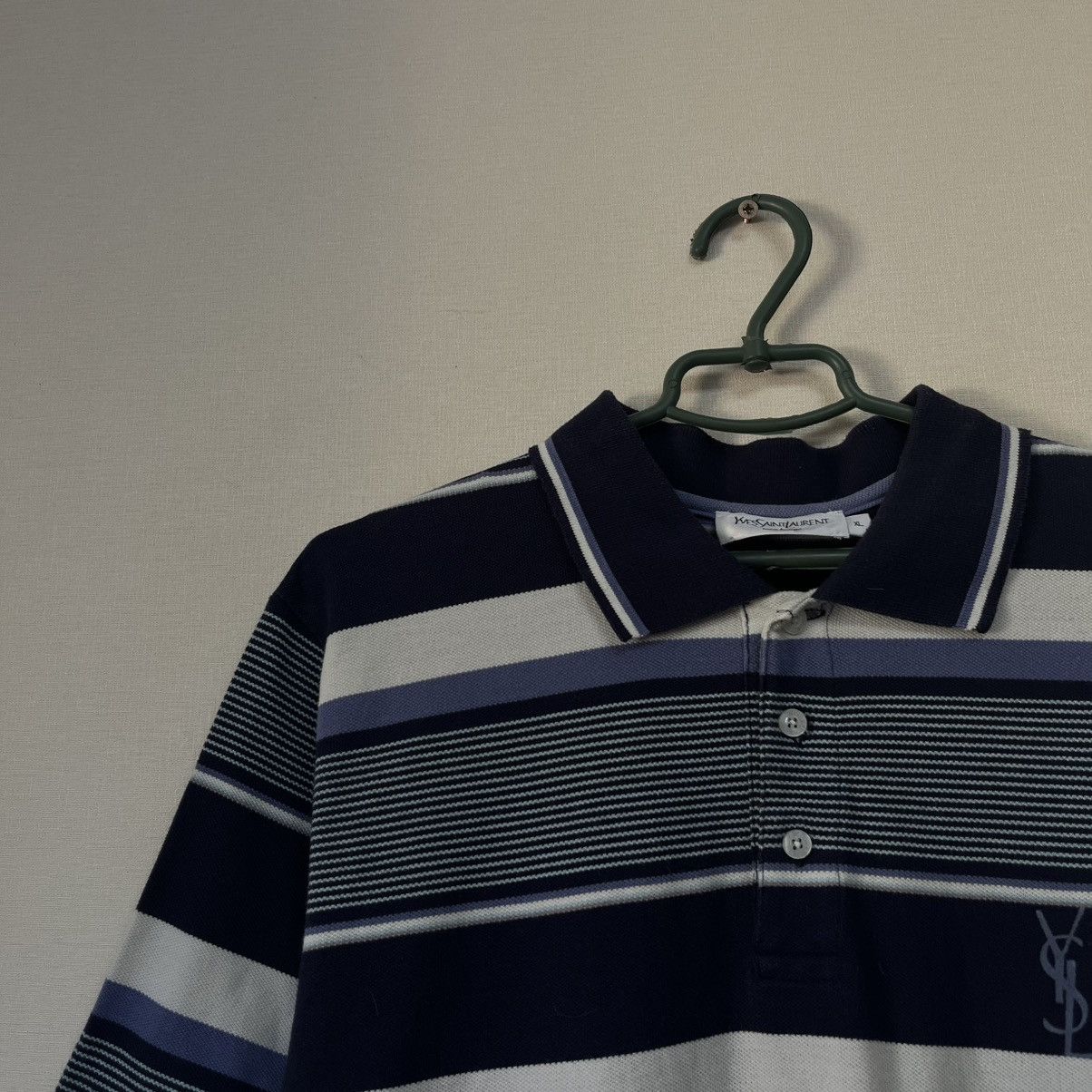 Yves Saint Laurent RARE SAINT LAURENT PARIS YSL POLO T-SHIRT Size US L / EU 52-54 / 3 - 3 Thumbnail
