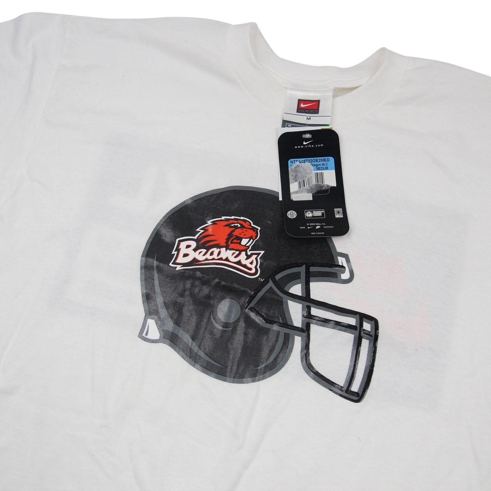 NCAA × Nike × Vintage Vintage Nike Oregon Beavers Graphic T Shirt - M Size US M / EU 48-50 / 2 - 2 Thumbnail