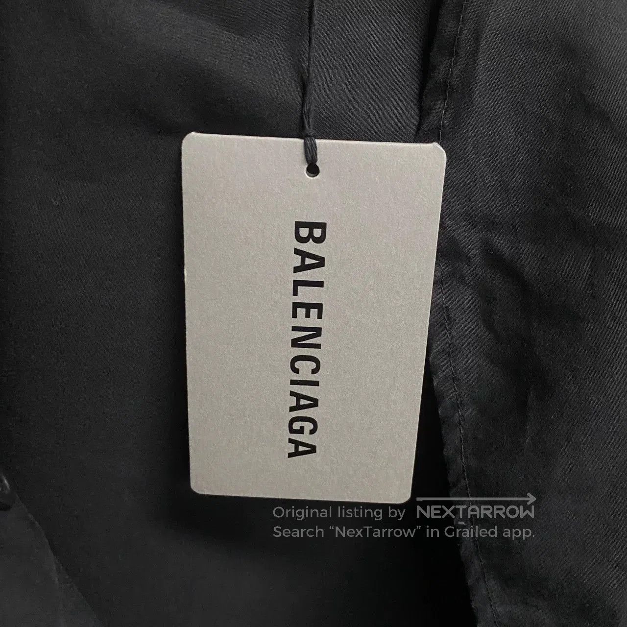 Balenciaga Balenciaga Black NASA Embroidery Long Sleeve Shirt. Size US M / EU 48-50 / 2 - 4 Thumbnail