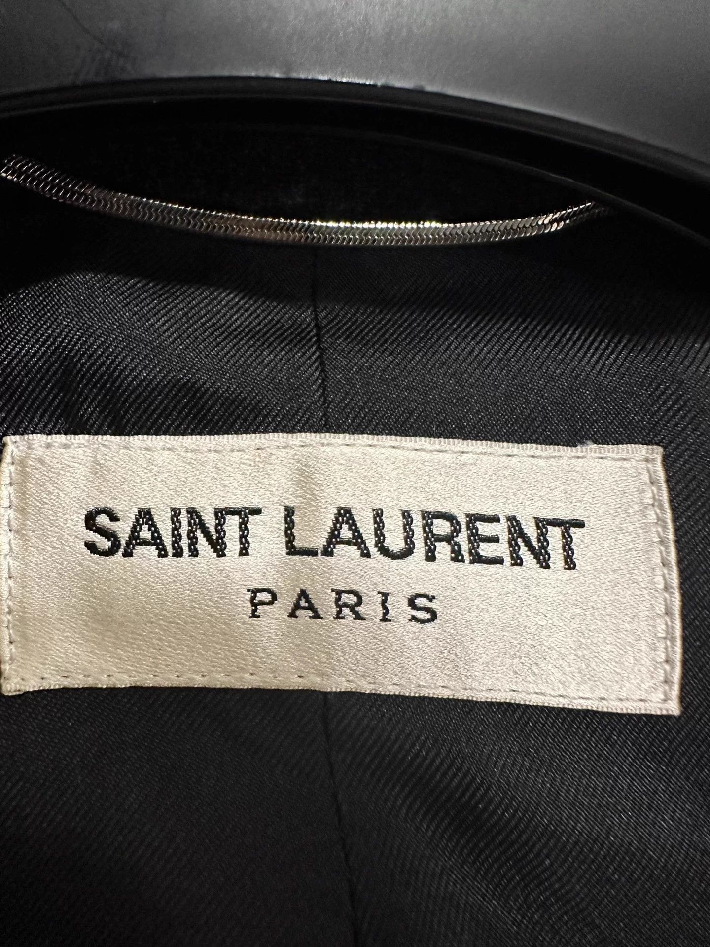 Saint Laurent Paris Saint Laurent SLP 15FW Peak Collar Grey Wool Suit Jacket Size 46R - 5 Thumbnail