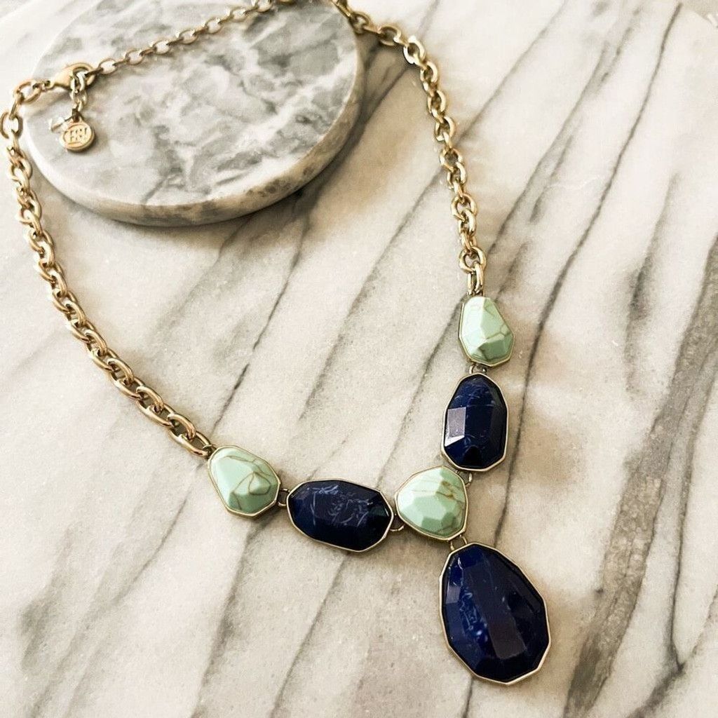 Jewelry Dana Buchman Necklace Blue and Teal Faux Turquoise Size ONE SIZE - 3 Thumbnail
