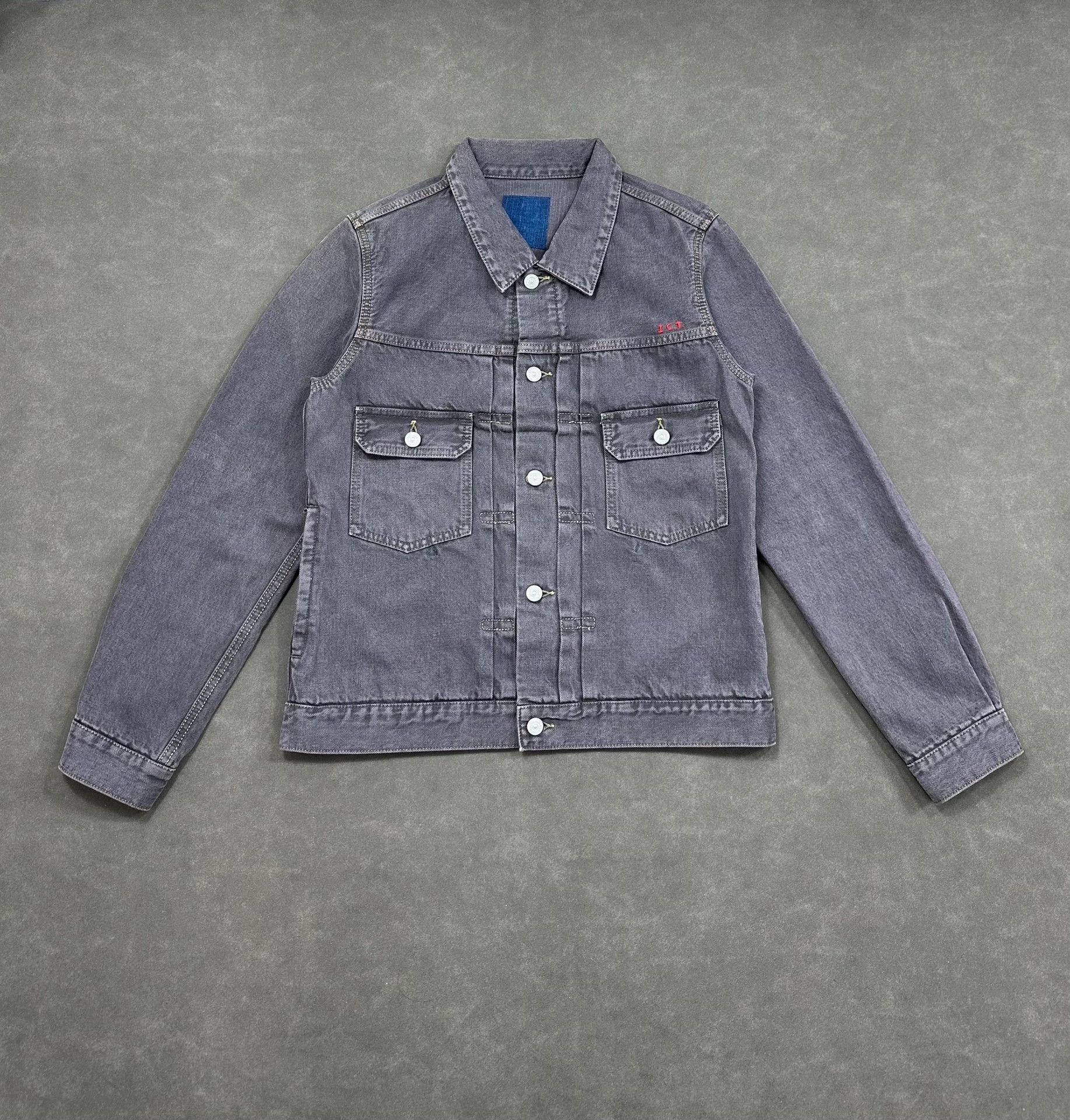 Visvim visvim Damaged Stars Black Flag Denim Jacket 99 3 Size US L / EU 52-54 / 3 - 2 Thumbnail