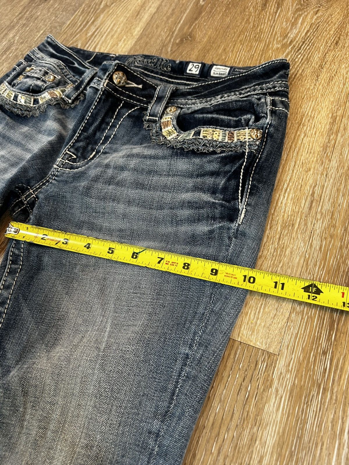 Miss Me Super sick woman’s Y2K miss me jeans Size 29" - 7 Thumbnail