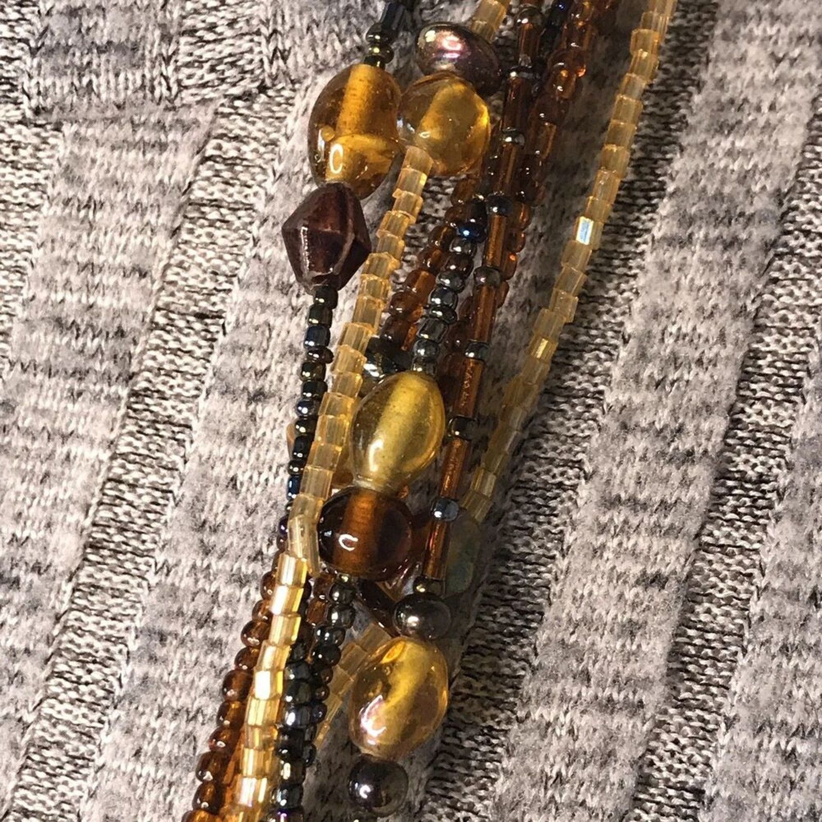 Other Multi Strand Beads Crystal Signed Tag NY EUC Size ONE SIZE - 4 Thumbnail