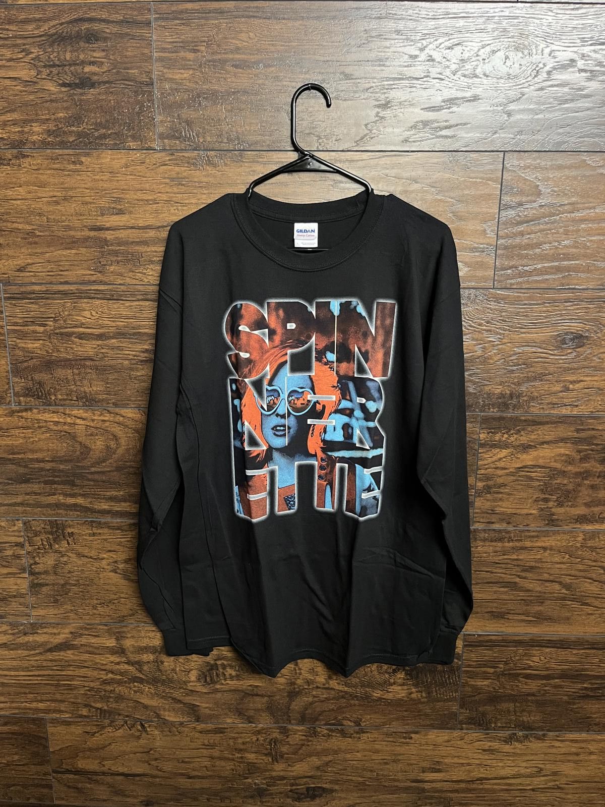 Designer Spinnerette Band Long Sleeve Tee - Brody Dalle Glasses Size US L / EU 52-54 / 3 - 1 Thumbnail