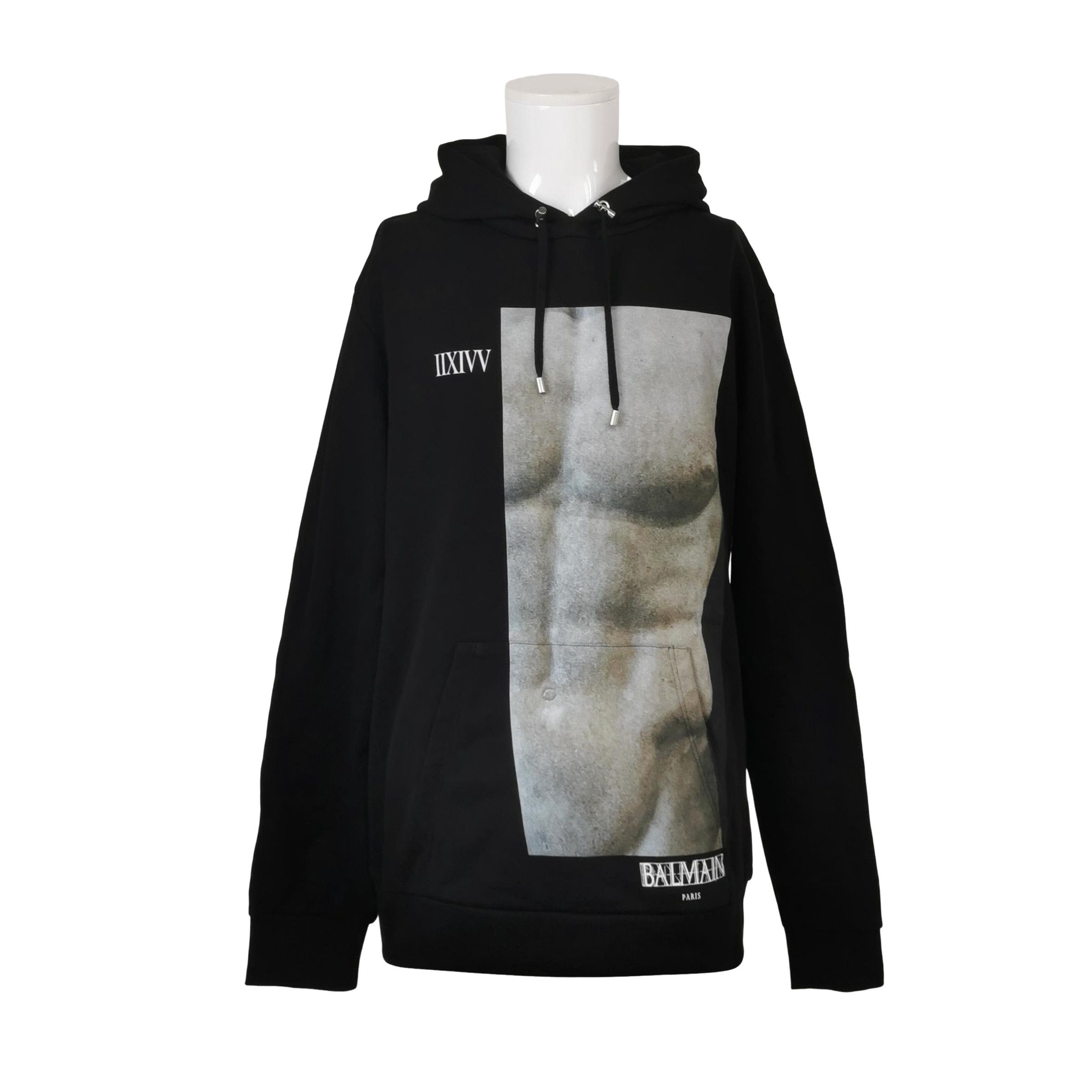 Balmain Balmain Statue Graphic Logo Hoodie L Size US L / EU 52-54 / 3 - 1 Thumbnail