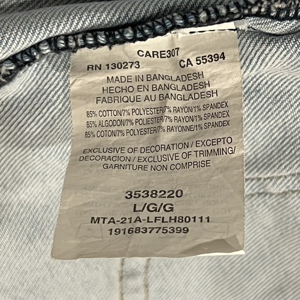 Lee Lee Womens Chore Denim Jacket Blue Large Size L / US 10 / IT 46 - 4 Thumbnail