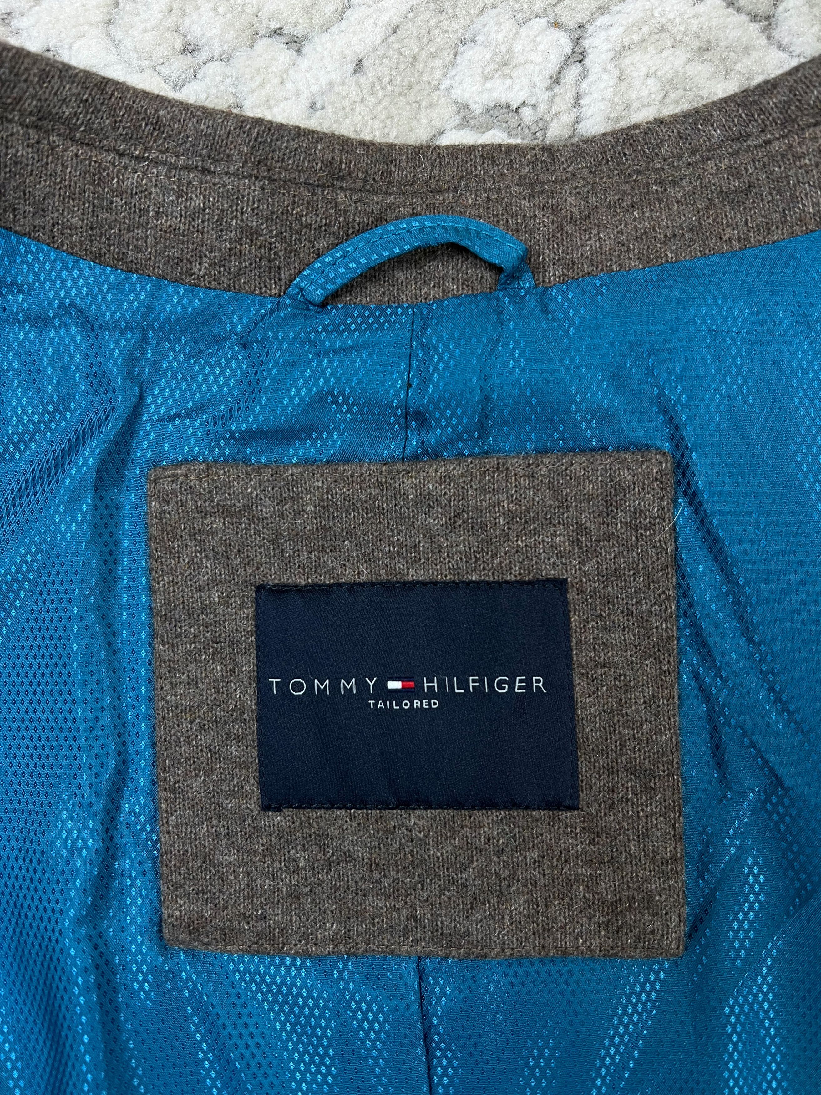 Tommy Hilfiger Tommy Hilfiger Fits L-XL Tailored Slim Fit Overcoat Wool Size US L / EU 52-54 / 3 - 16 Thumbnail