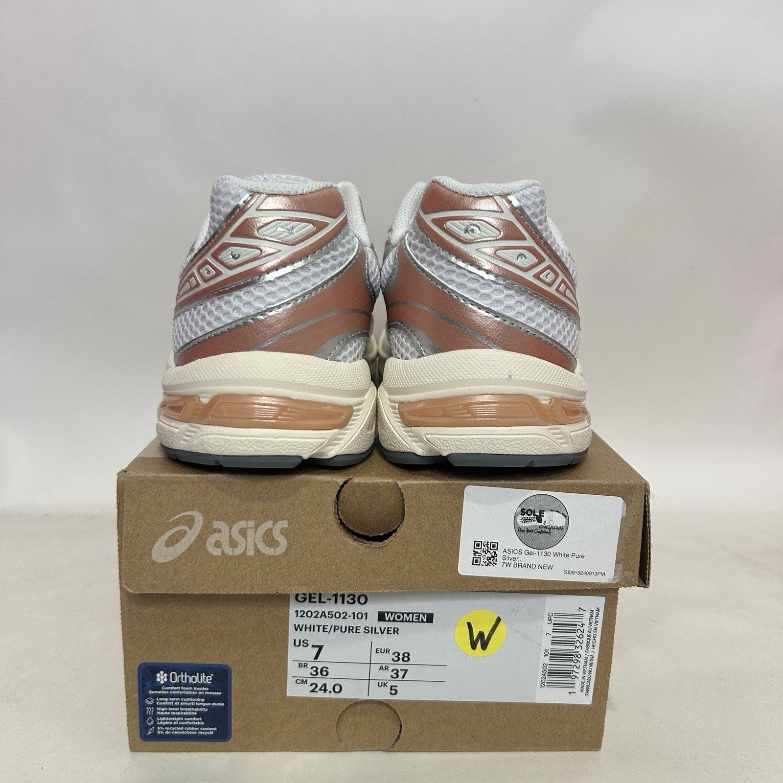 Asics ASICS Gel-1130 WMNS “Copper Pure Silver” Size US 7 / IT 37 - 5 Thumbnail