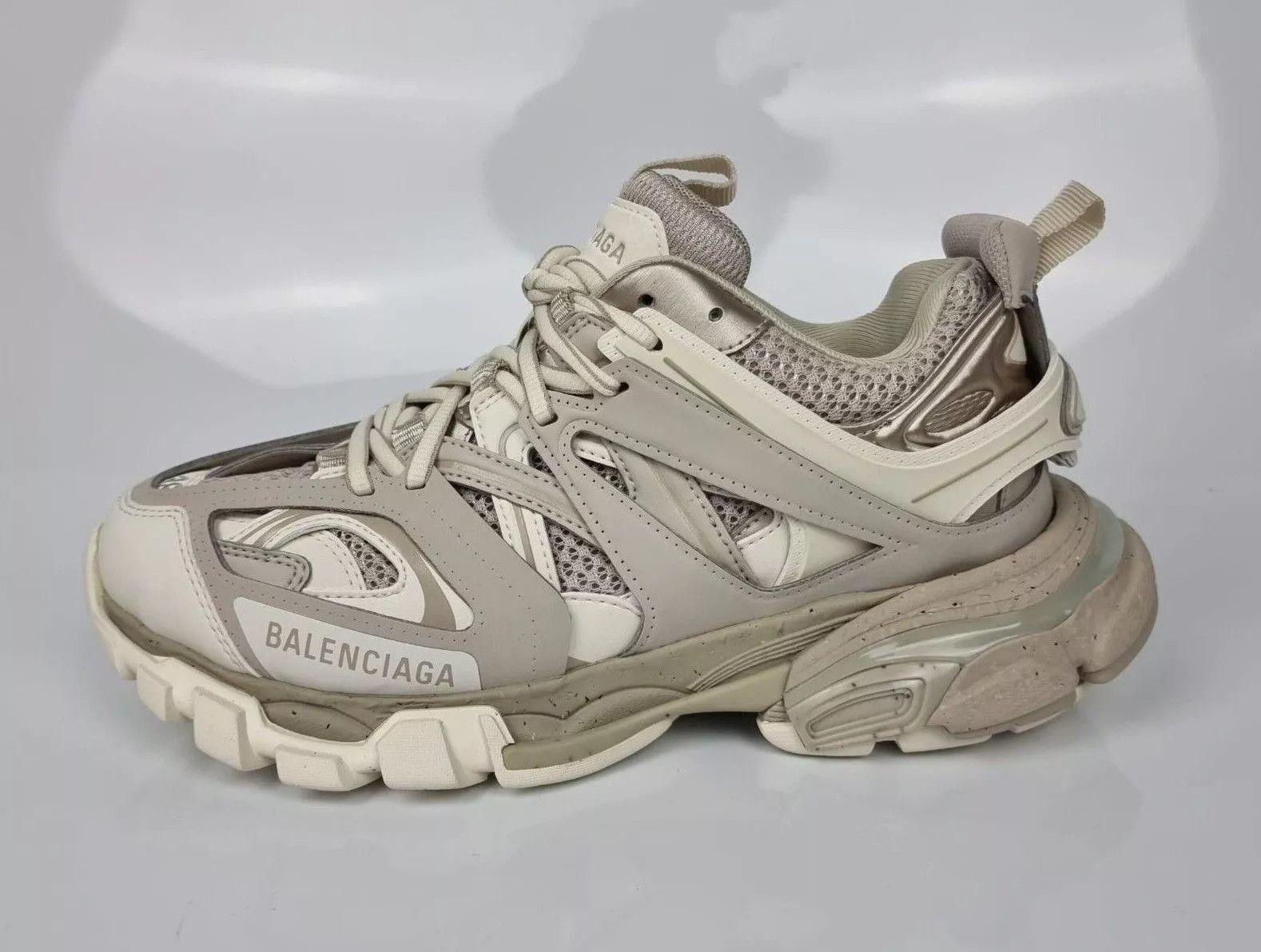 Balenciaga Track Sneakers Speckled Beige SZ 46 Brand New ipad_balenciaga-track-  main image 3