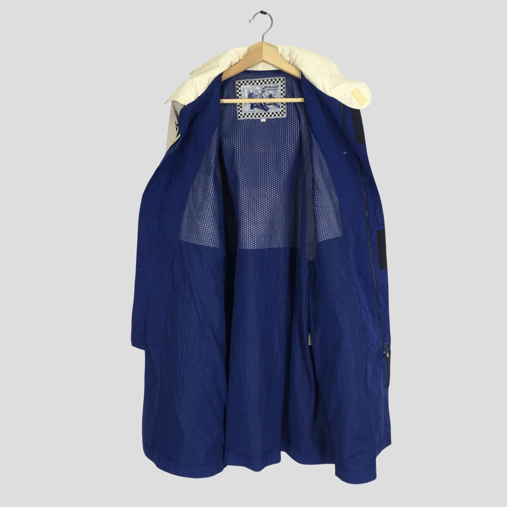 Honda Vintage 90s Honda Rothmans Racing Team Motorsports Jacket Size US L / EU 52-54 / 3 - 3 Thumbnail