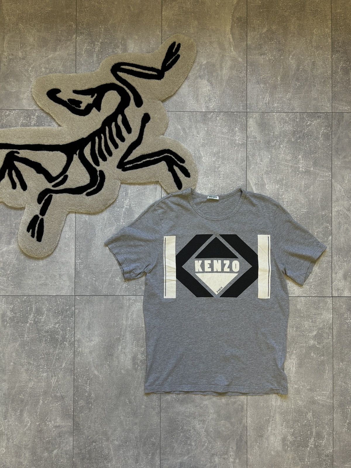 Kenzo Mens Kenzo Paris T Shirt big logo luxury tee Size US M / EU 48-50 / 2 - 12 Thumbnail