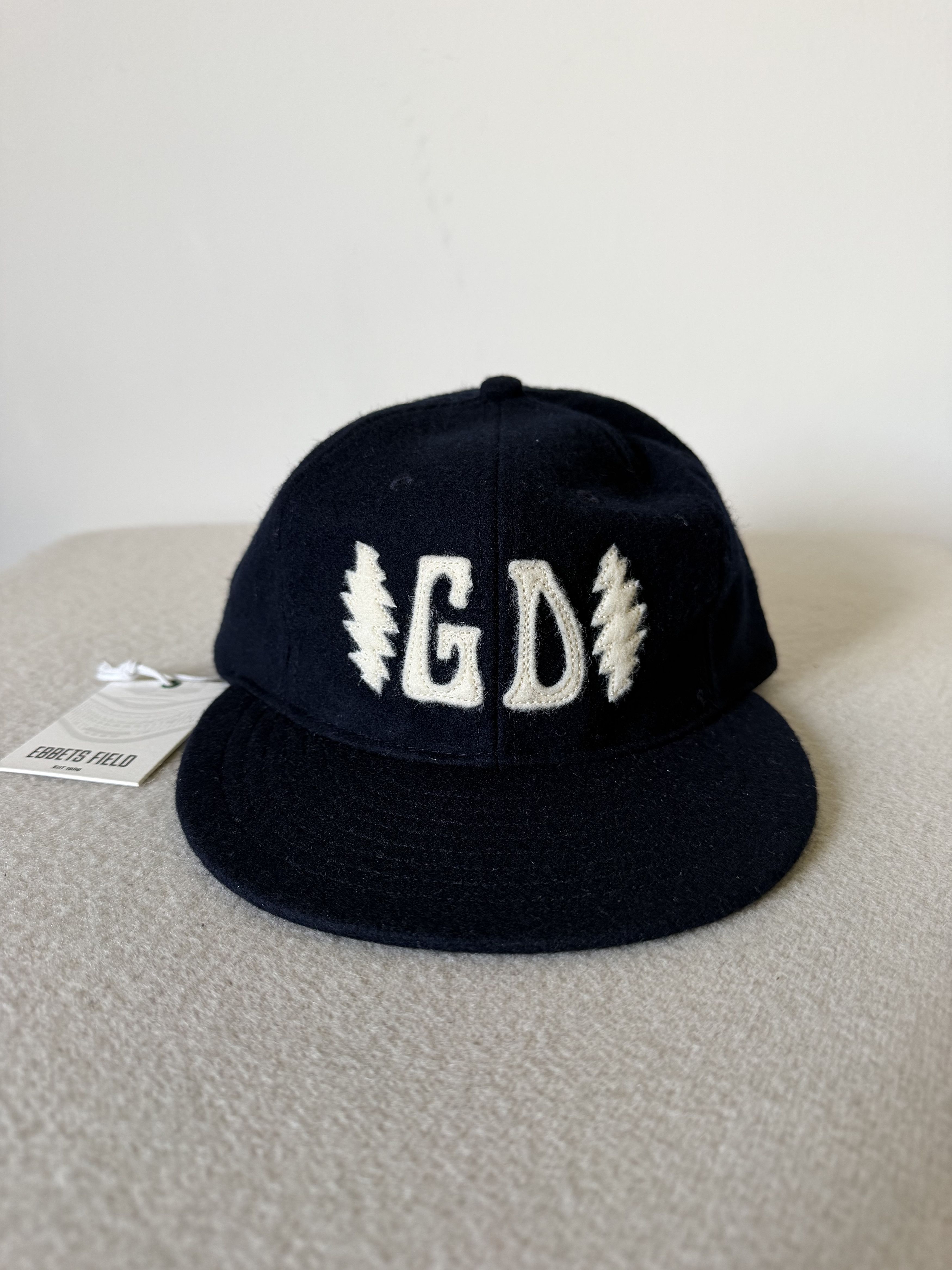 Ebbets Field Flannels Ebbets Field Grateful Dead Double Bolt Strapback Hat Size ONE SIZE - 1 Thumbnail