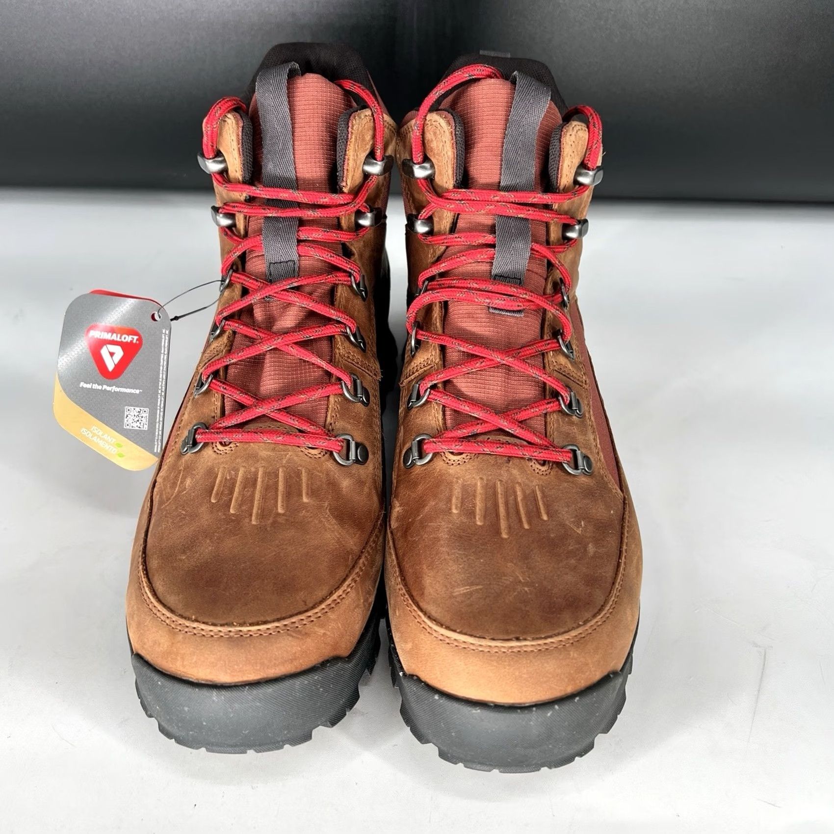Vintage L.L. Bean Urban Storm Boots Mid Waterproof Size 12 Brown Leather Hiking Men D Width Oakwood Brown NWT Size US 12 / EU 45 - 2 Thumbnail