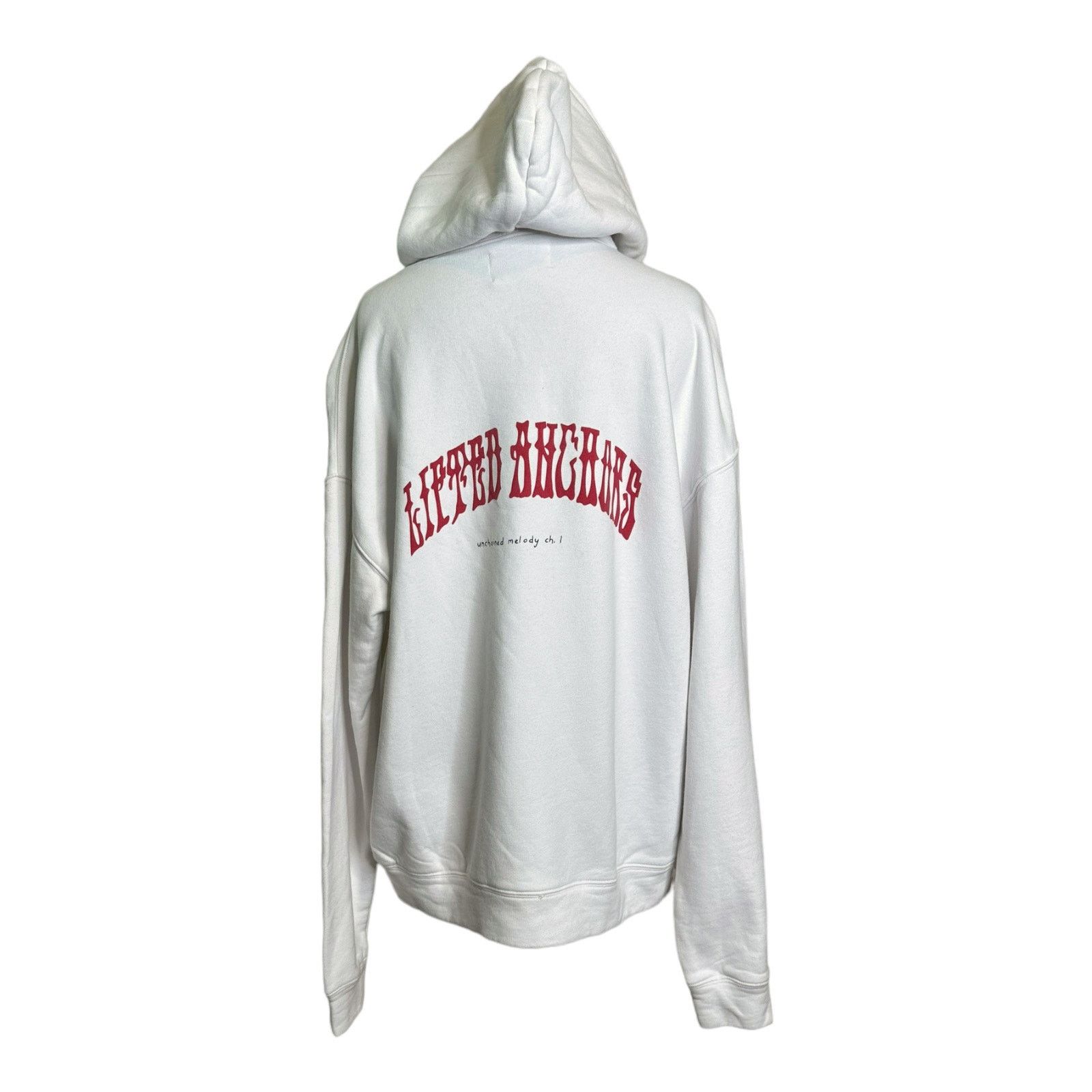 Lifted Anchors Lifted Anchors men white graphic hoodie sweatshirt size L Size US L / EU 52-54 / 3 - 7 Thumbnail