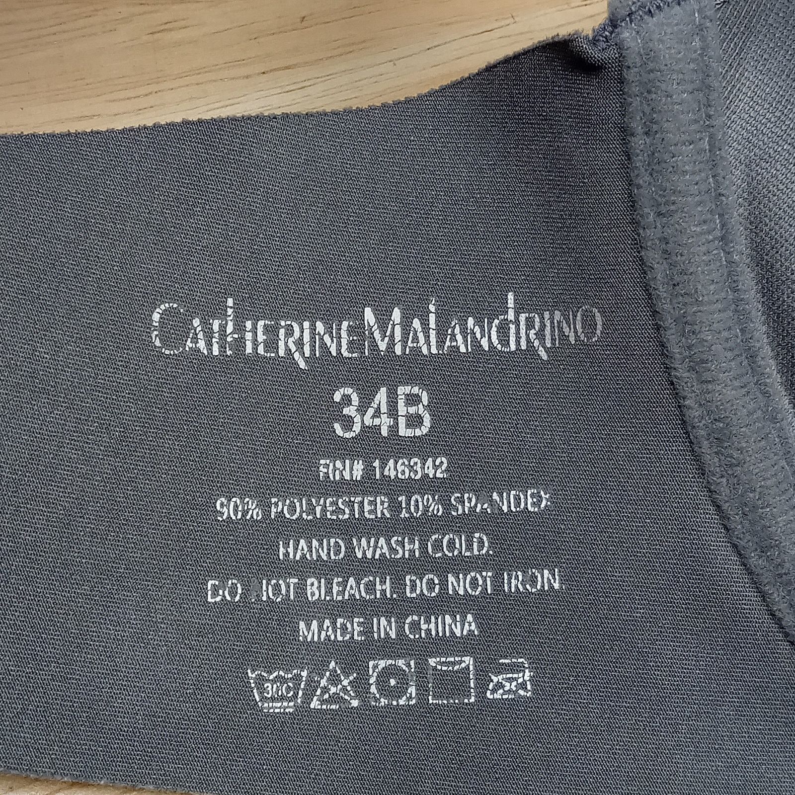 & Other Stories Catherine Malandrino Women's Push-Up Underwire Bra Grey Size ONE SIZE - 5 Thumbnail