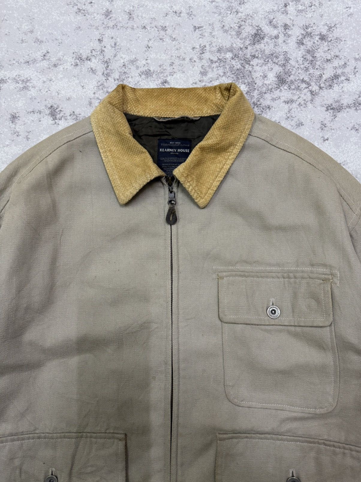 Japanese Brand Vintage KearnyHouse Ultility with cudroy colar worker jacket Size US M / EU 48-50 / 2 - 4 Thumbnail