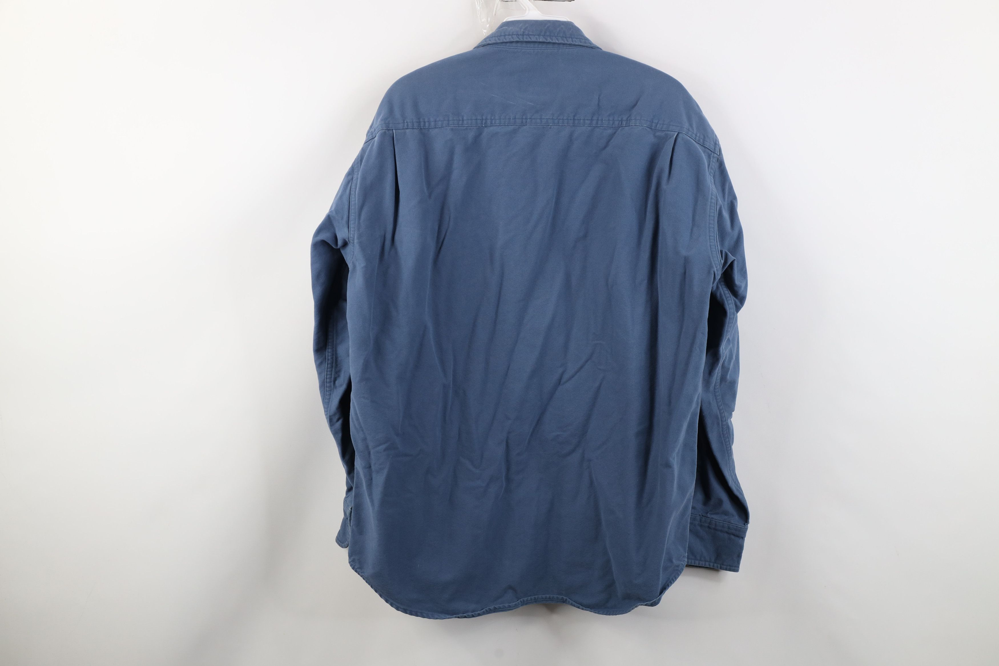 Cabelas Vintage 90s Cabelas Heavyweight Cloth Button Shirt Blue Size US M / EU 48-50 / 2 - 13 Thumbnail