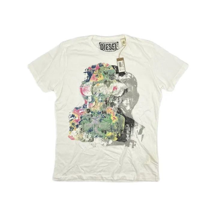 Diesel Diesel Layered Graphic Short Sleeve T-Shirt 0079 Size US M / EU 48-50 / 2 - 1 Thumbnail