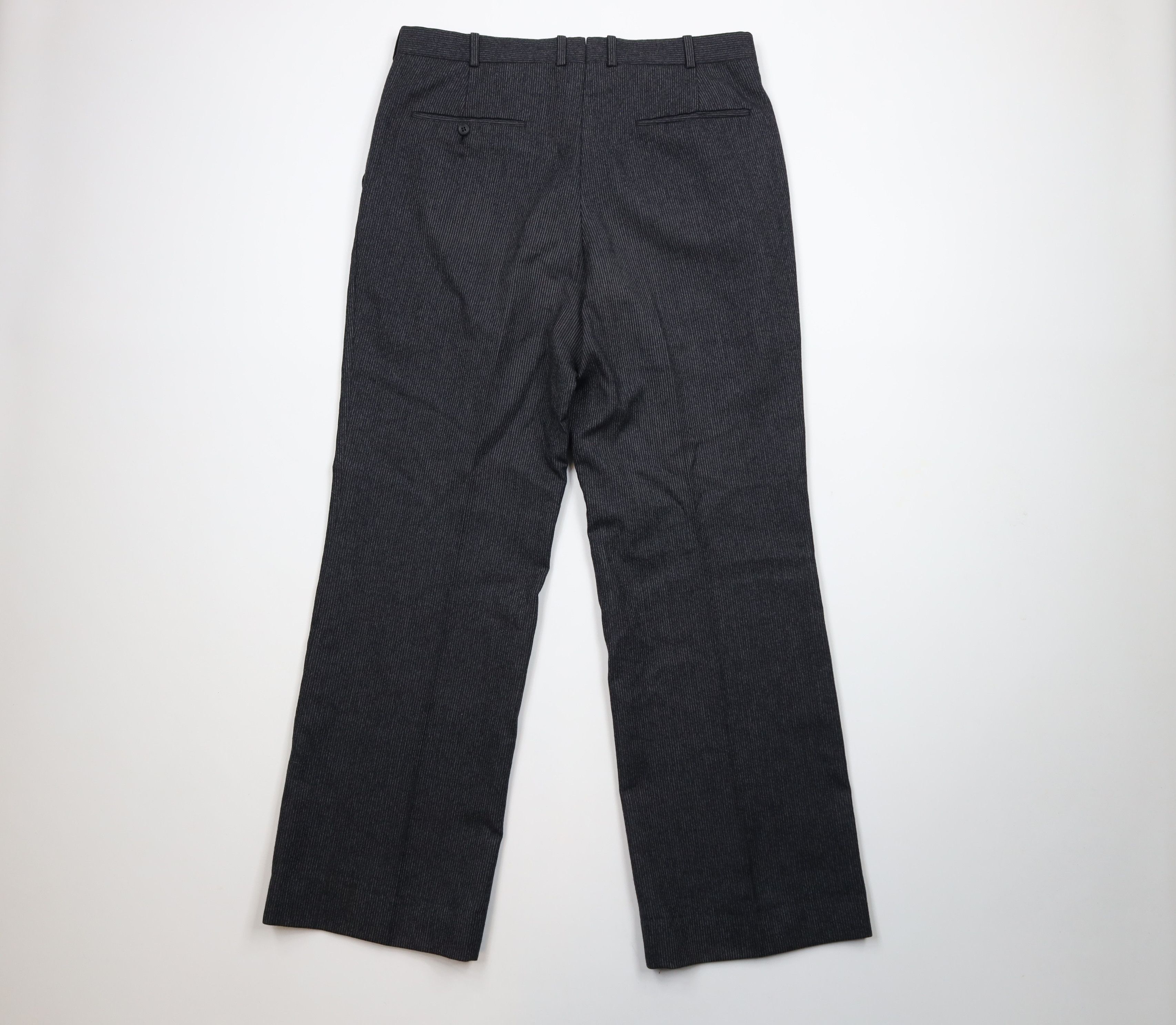 Vintage Vintage 50s 60s Streetwear Pinstriped Bell Bottoms Pants Size US 34 / EU 50 - 8 Thumbnail