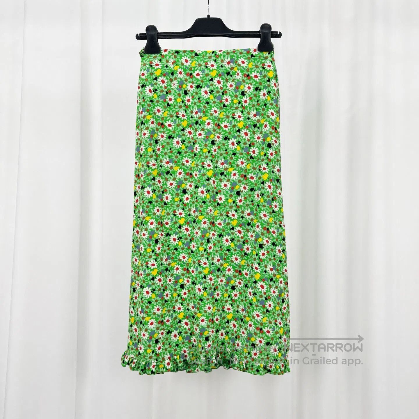 Miu Miu Miu Miu Floral Daisy Tie-Up Skirt| Size XS / US 0-2 / IT 36-38 - 2 Thumbnail