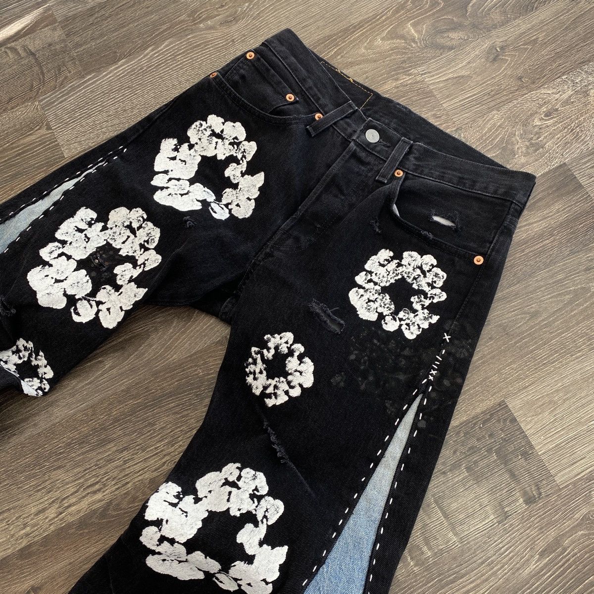 DENIM TEARS × Levi's Denim Tears x Levi’s (blk) Denim Pant Size US 28 / EU 44 - 6 Thumbnail