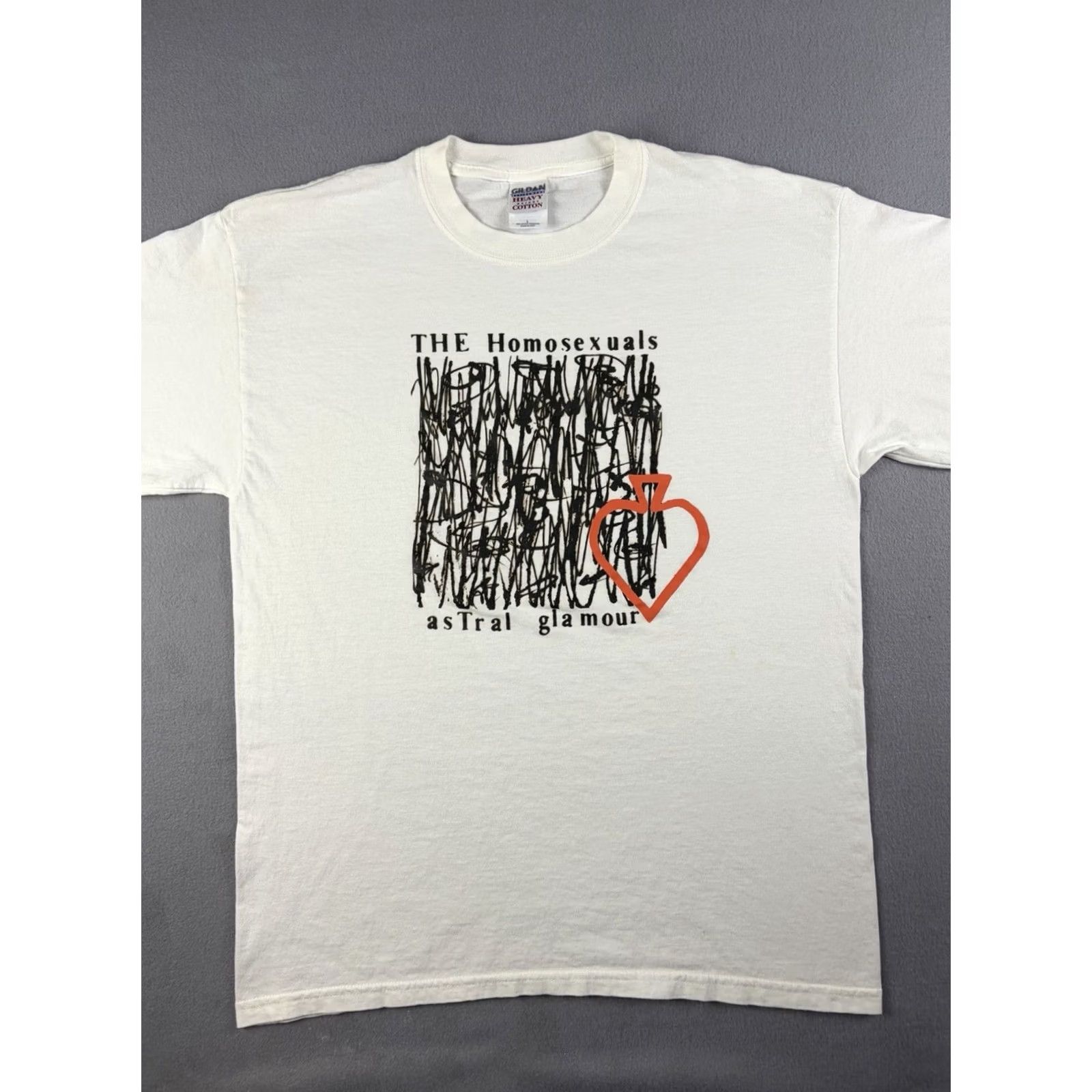 Vintage VINTAGE The Homosexuals Band Shirt Men’s L White Cotton Crew Neck Short Sleeve Graphic Print Rock Band L Mens Size US L / EU 52-54 / 3 - 2 Thumbnail
