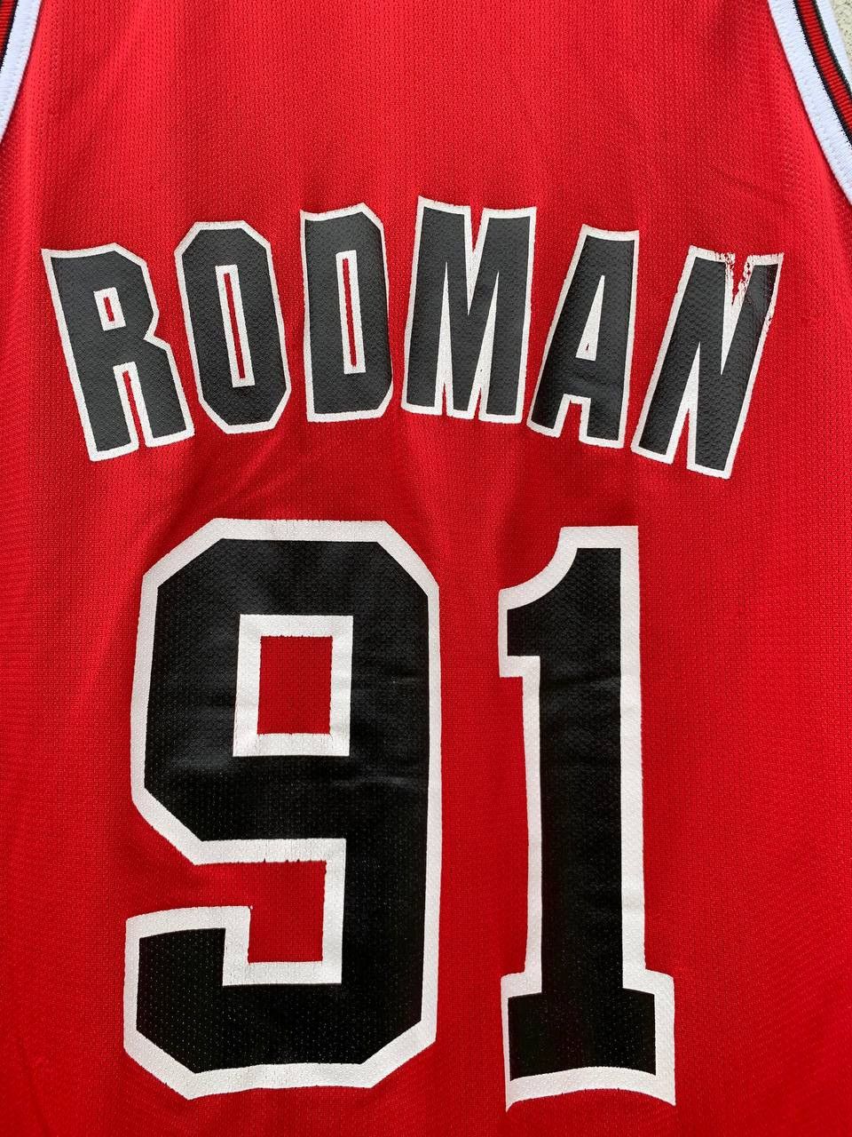 Champion Jersey Champion 91 Rodman Chicago Bulls Vintage Size US L / EU 52-54 / 3 - 4 Thumbnail