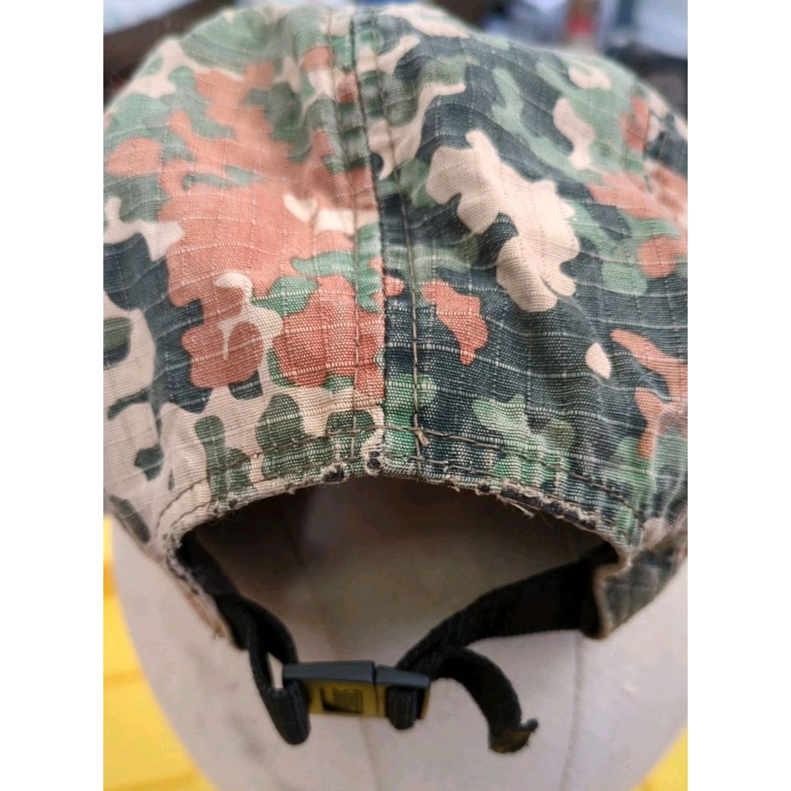 Obey OBEY Circle Patch Camo Hat Adjustable Strapback Camp Cap Mens One Size Multicolor 5 Panel Colorful Series Size ONE SIZE - 2 Thumbnail