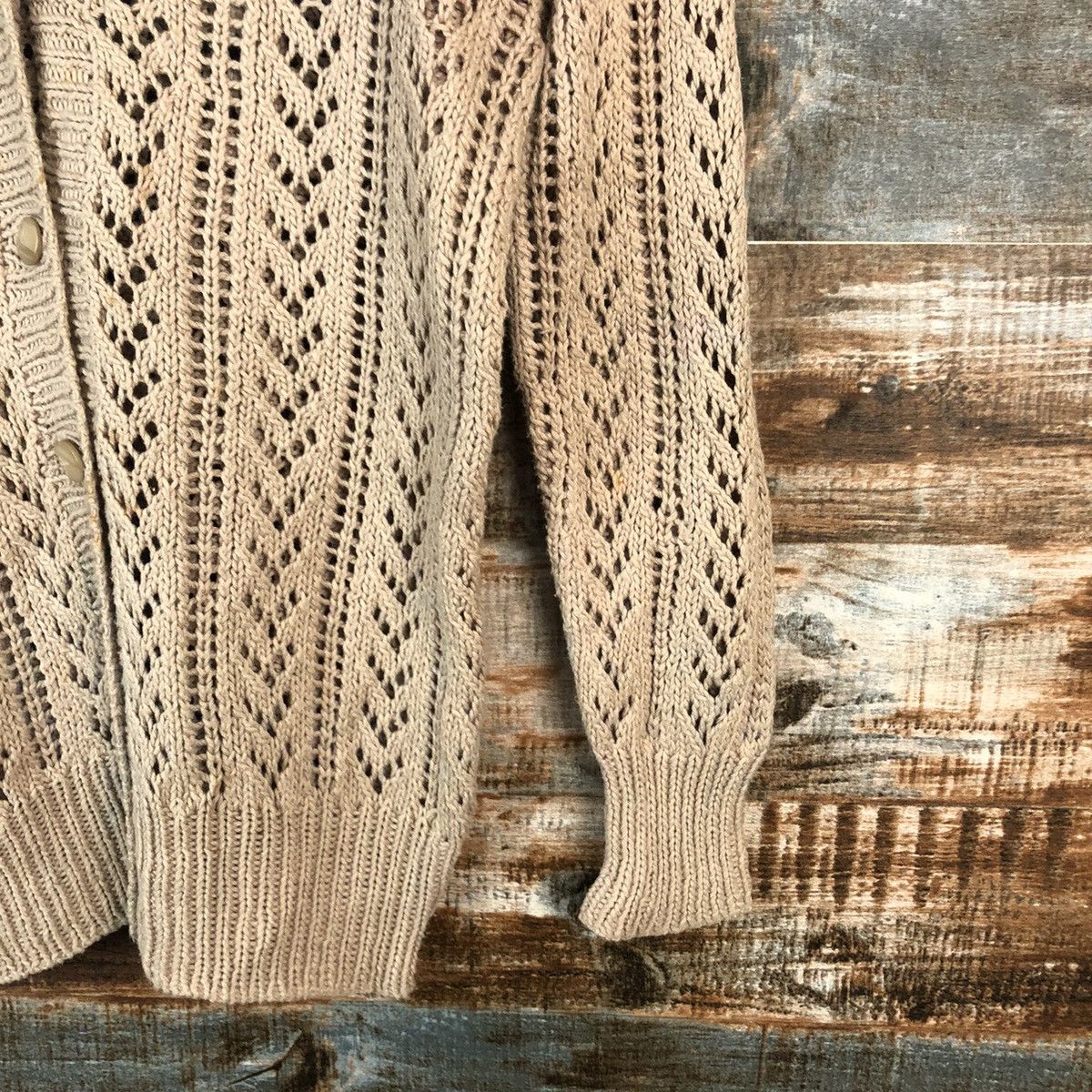Japanese Brand Japanese Brand Brown Cardigan Knitwear #A1348 Size S / US 4 / IT 40 - 8 Thumbnail