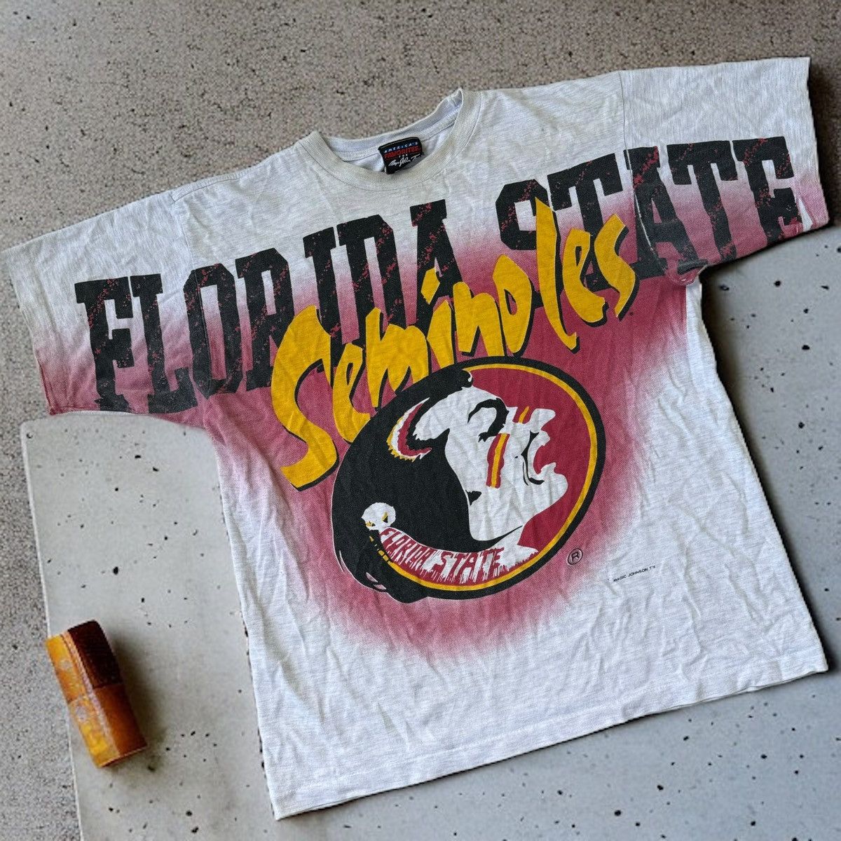 NBA × Vintage 90s Magic Johnson Vintage Florida State University AOP Tee Size US L / EU 52-54 / 3 - 2 Thumbnail