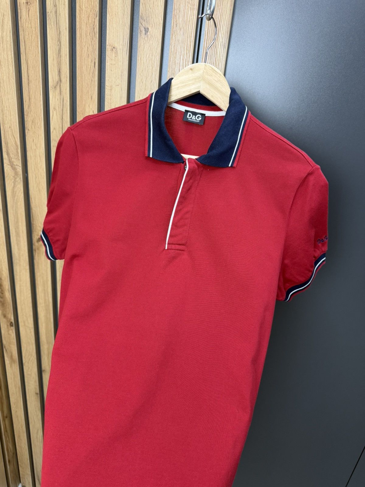 Dolce & Gabbana Dolce & Gabbana D&G Red Polo Shirt Size M Size US M / EU 48-50 / 2 - 12 Thumbnail