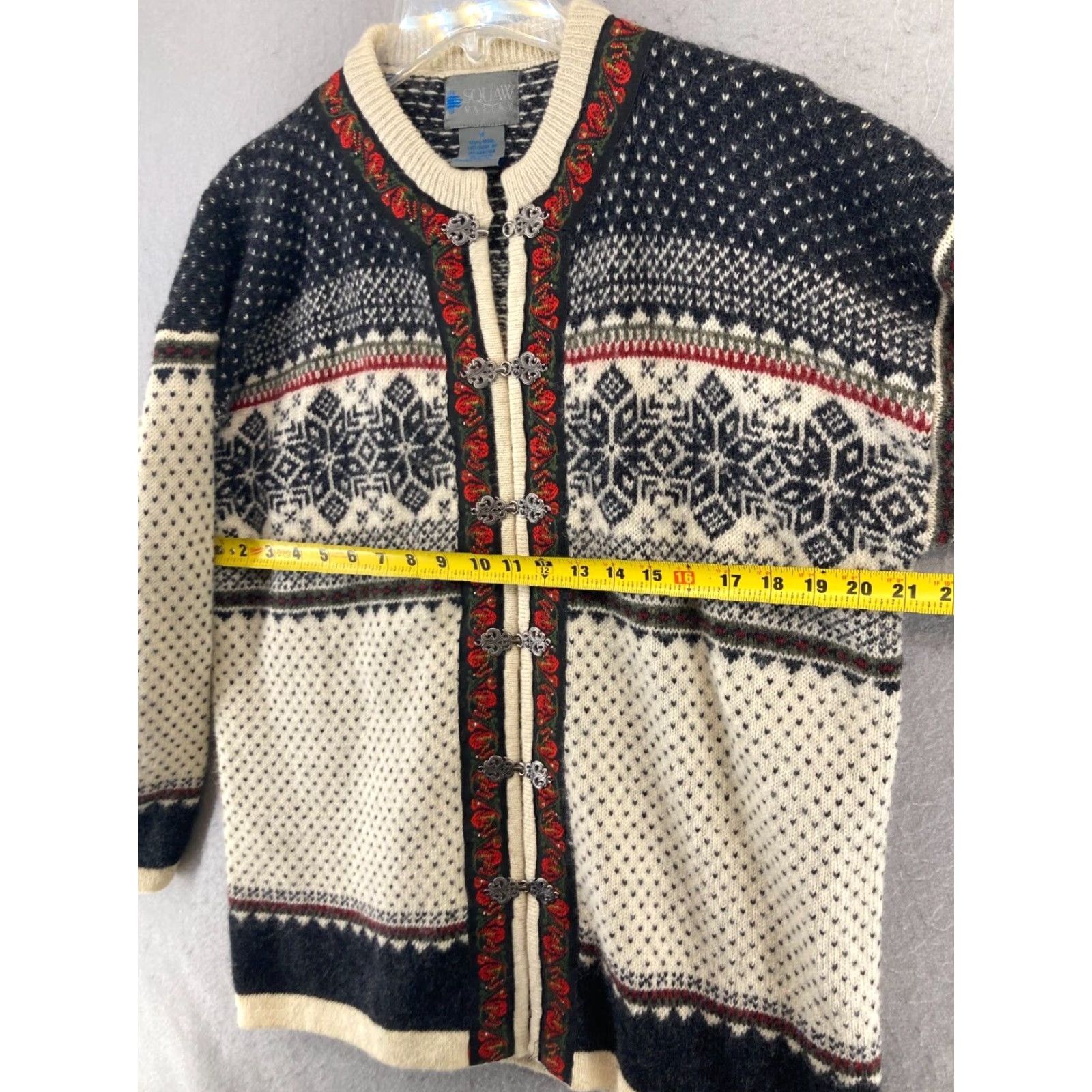 Vintage VINTAGE Squaw Valley Cardigan Womens Medium Wool Size M / US 6-8 / IT 42-44 - 2 Thumbnail