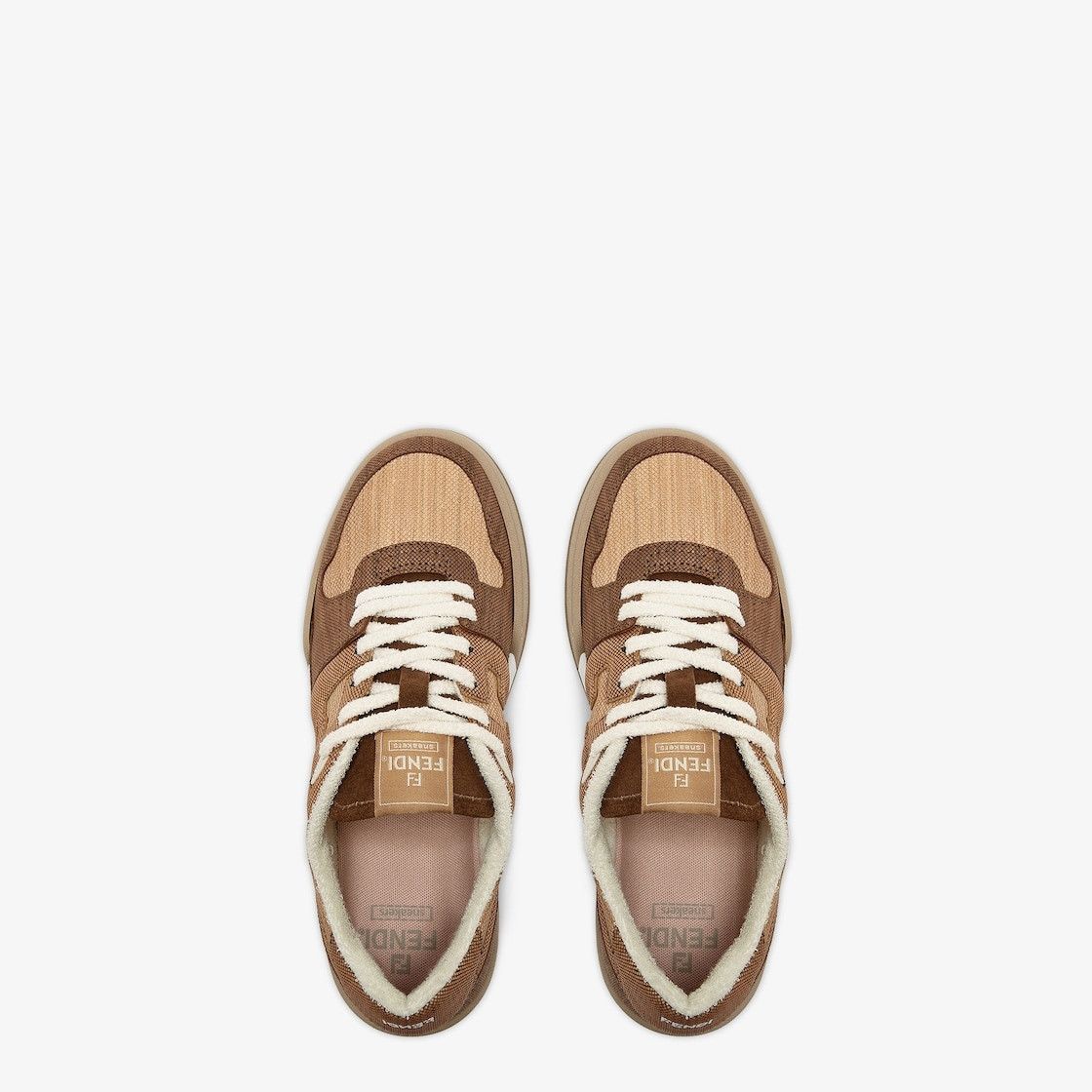 Fendi o1w1db10425 Match Sneakers in Brown Size US 10 / EU 43 - 4 Thumbnail