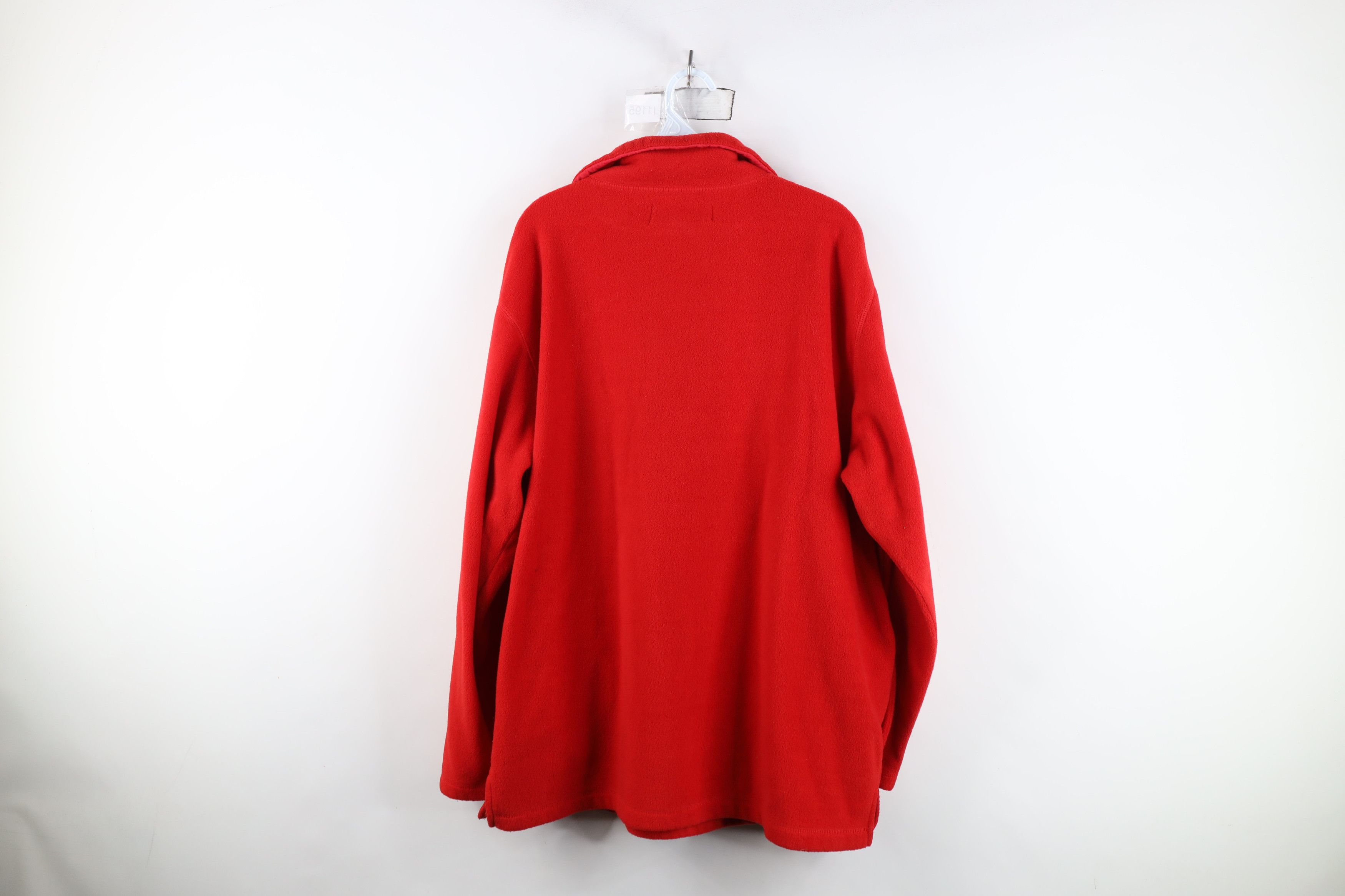 Vintage Vintage 90s Y2K NHL Red Wings Hockey Fleece Half Zip Sweater Size US L / EU 52-54 / 3 - 12 Thumbnail