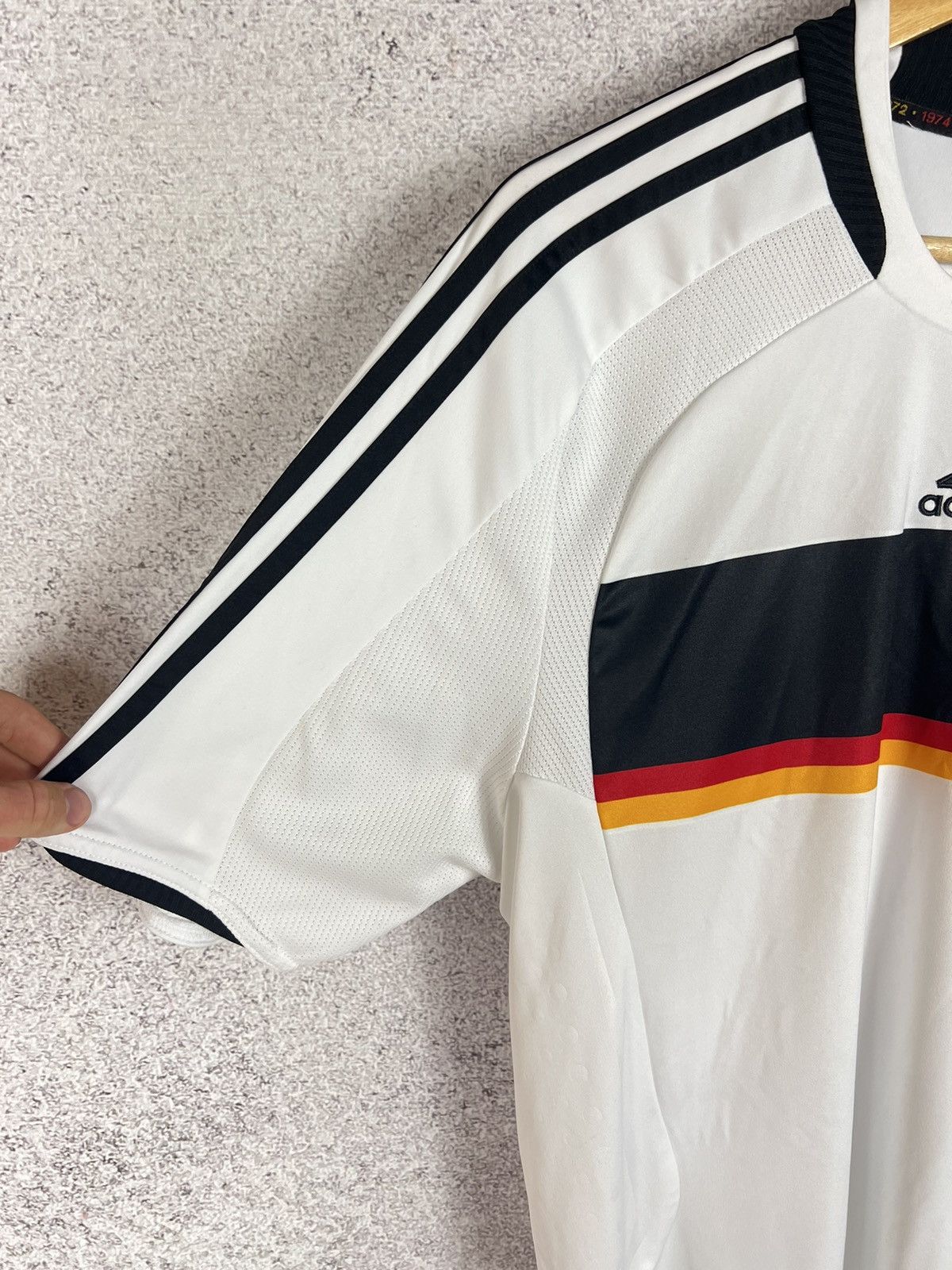 Adidas Vintage Adidas Germany 2008/2009 Home Soccer Jersey Size US L / EU 52-54 / 3 - 3 Thumbnail