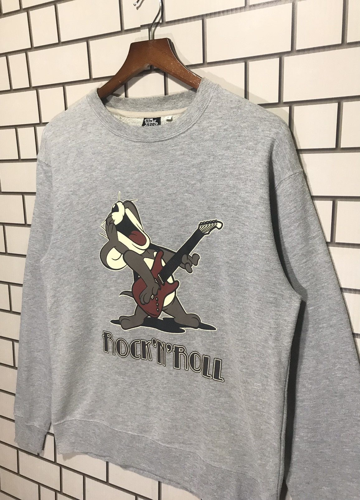 Cartoon Network Tom And Jerry Rock N Roll Sweatshirt Size US M / EU 48-50 / 2 - 4 Thumbnail