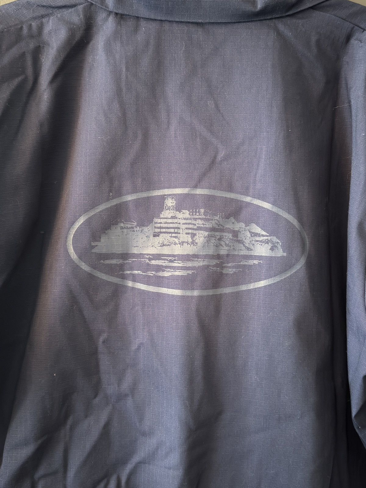 Corteiz Corteiz Guerillaz Drilltop Navy Size US XL / EU 56 / 4 - 4 Thumbnail