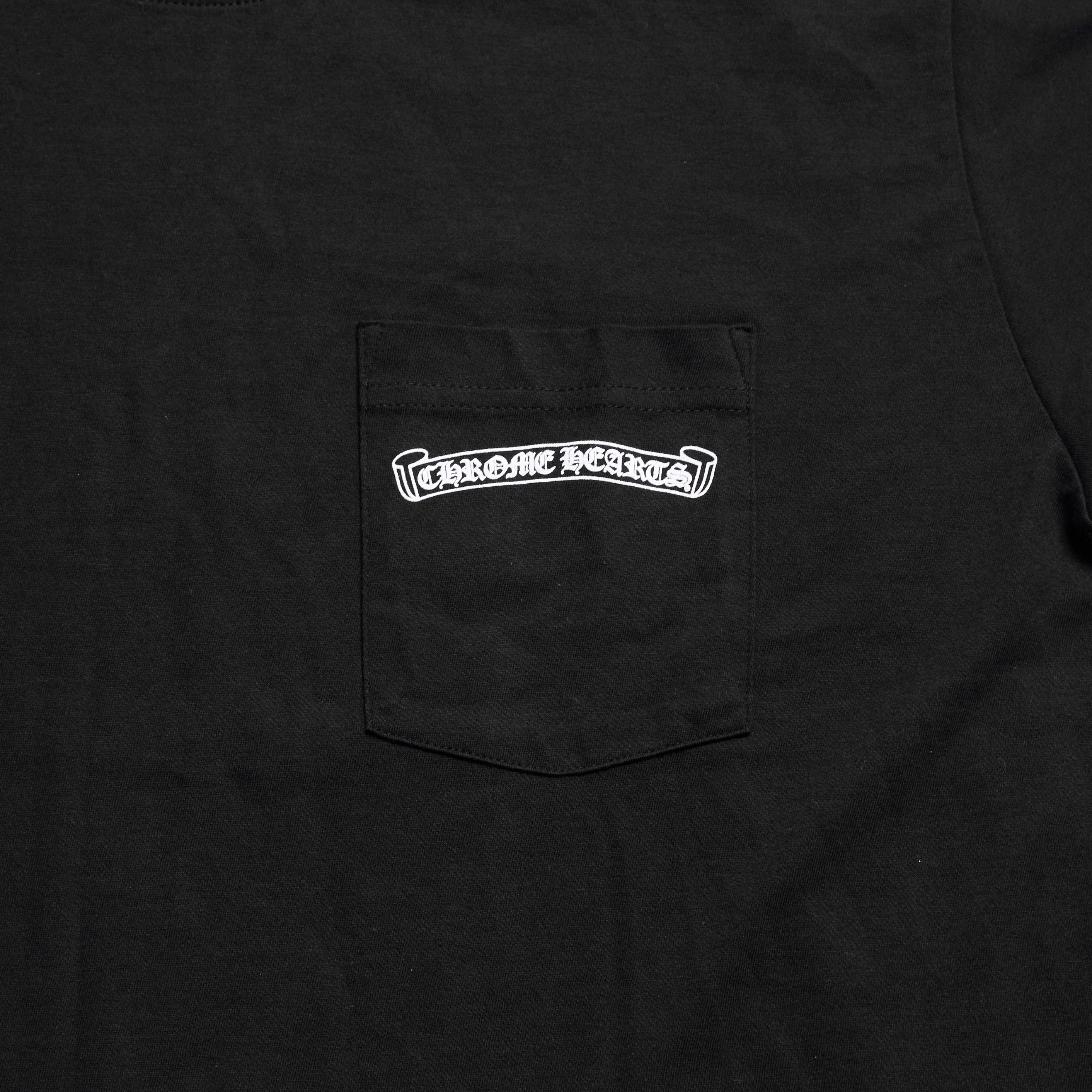 Chrome Hearts CHROME HEARTS Scroll Logo T Shirt Size US L / EU 52-54 / 3 - 3 Thumbnail